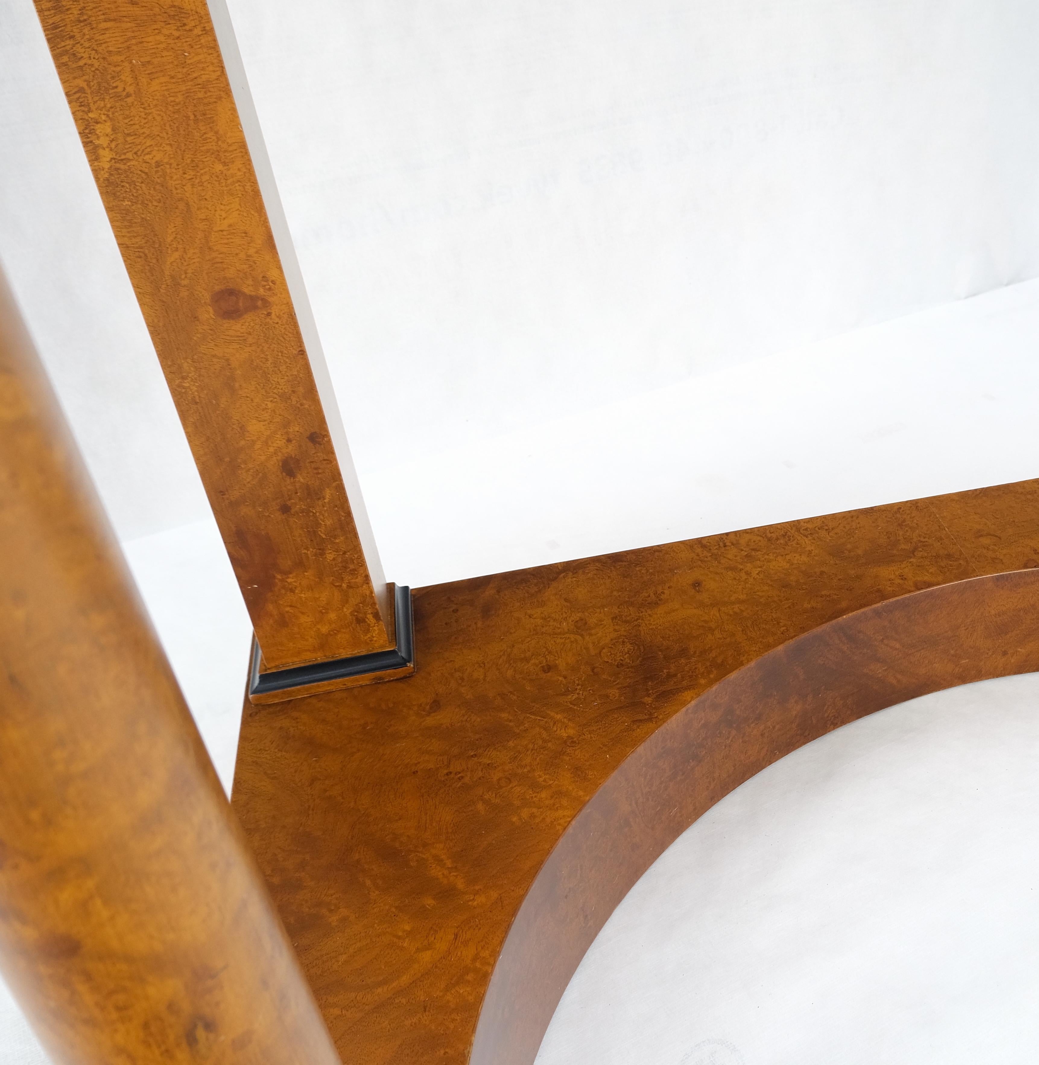 Miroir de table Biedermeier en bois de ronce avec assise en rotin assortie de chaise MINT ! en vente 3