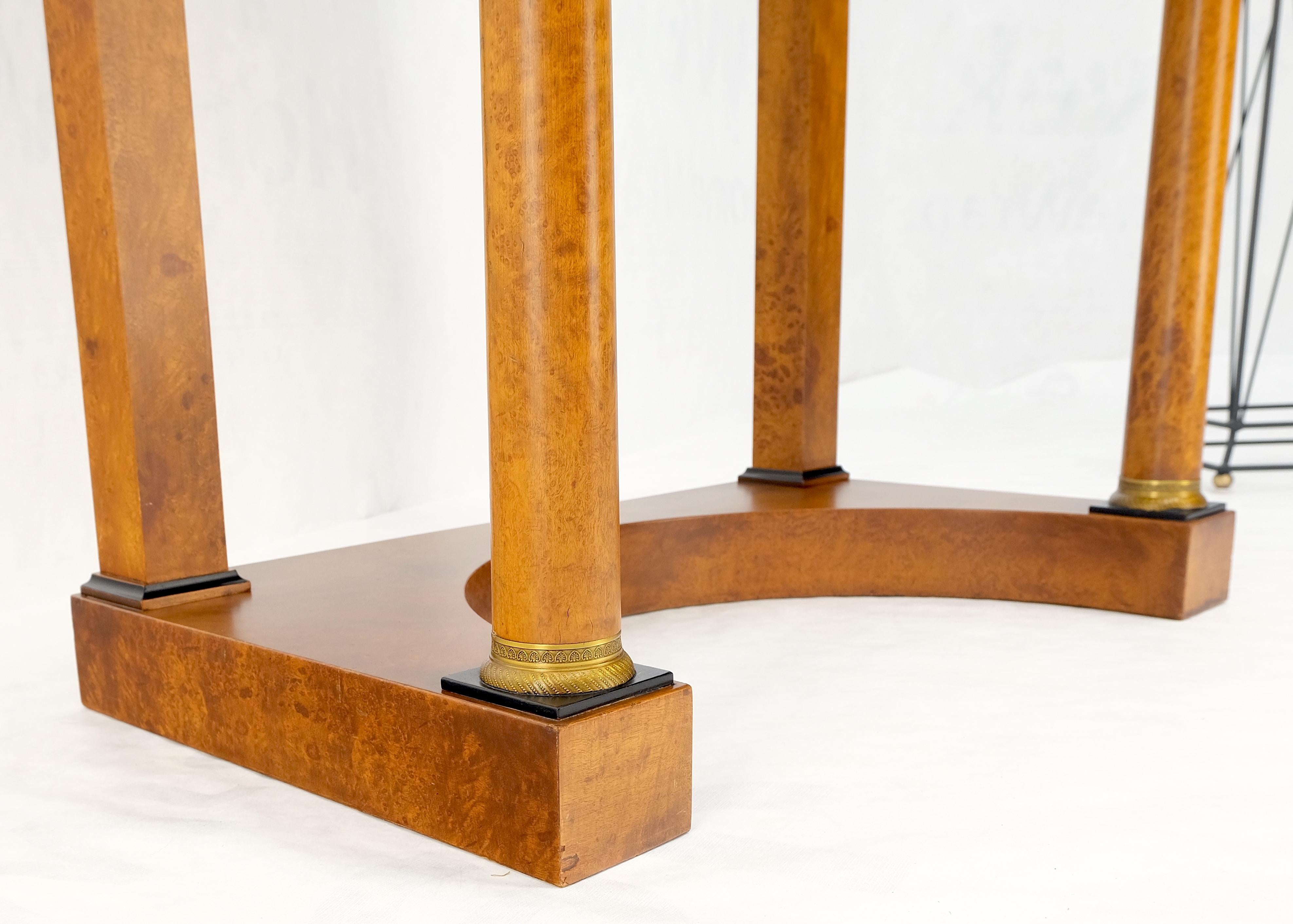Miroir de table Biedermeier en bois de ronce avec assise en rotin assortie de chaise MINT ! en vente 2