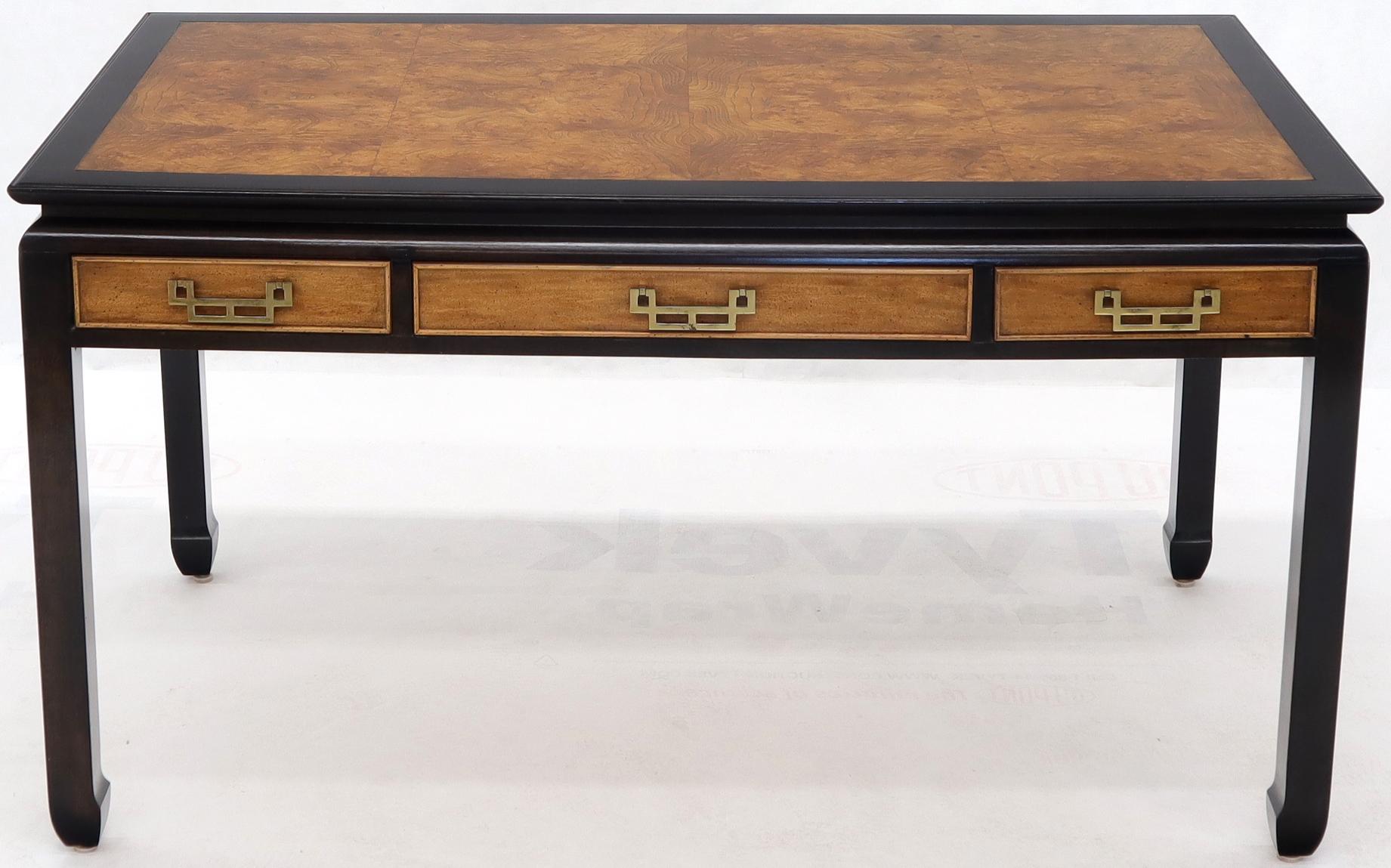 black writing desk with drawers