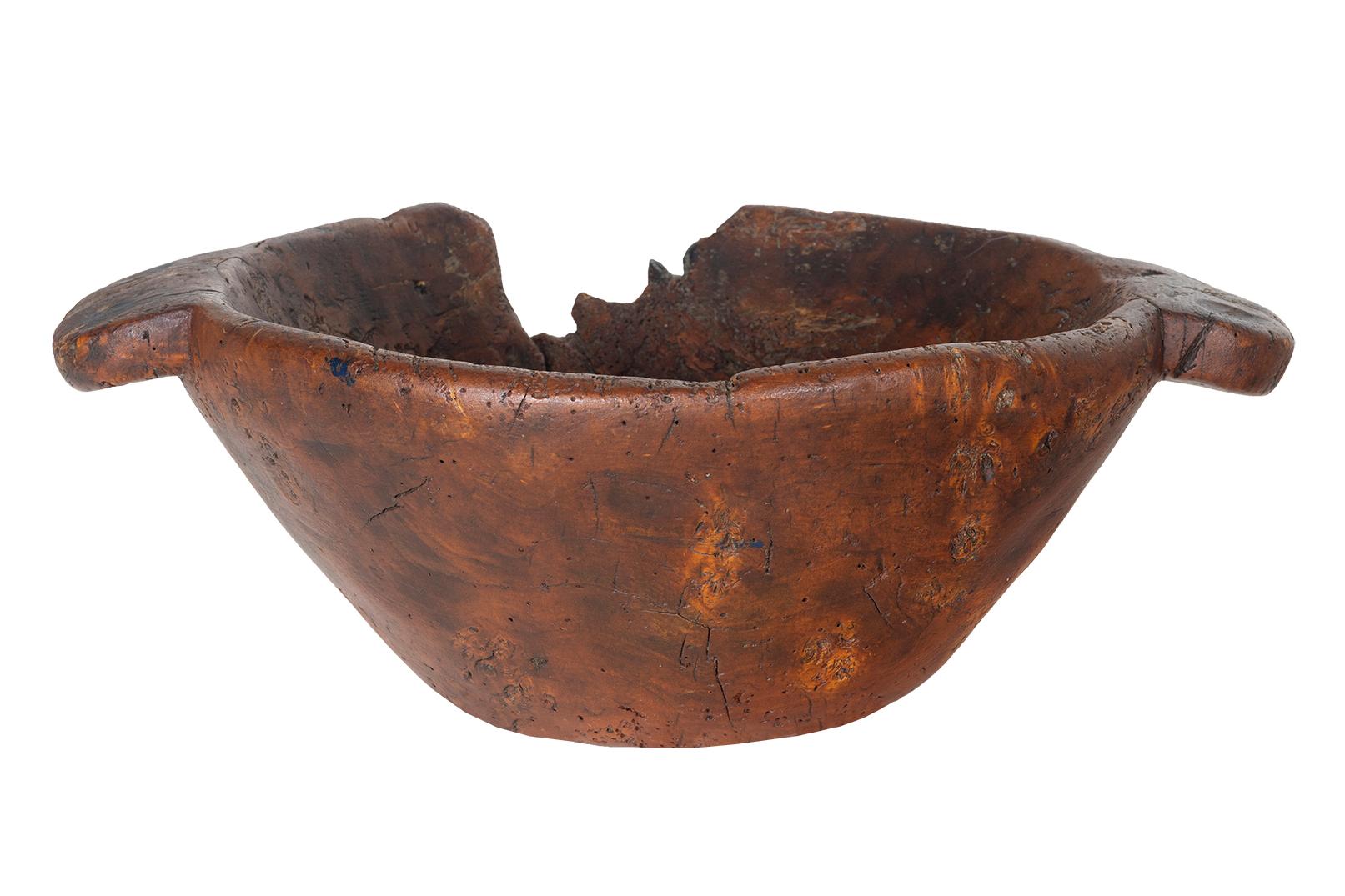 Burl Wood Bowl Moderno orgánico en venta