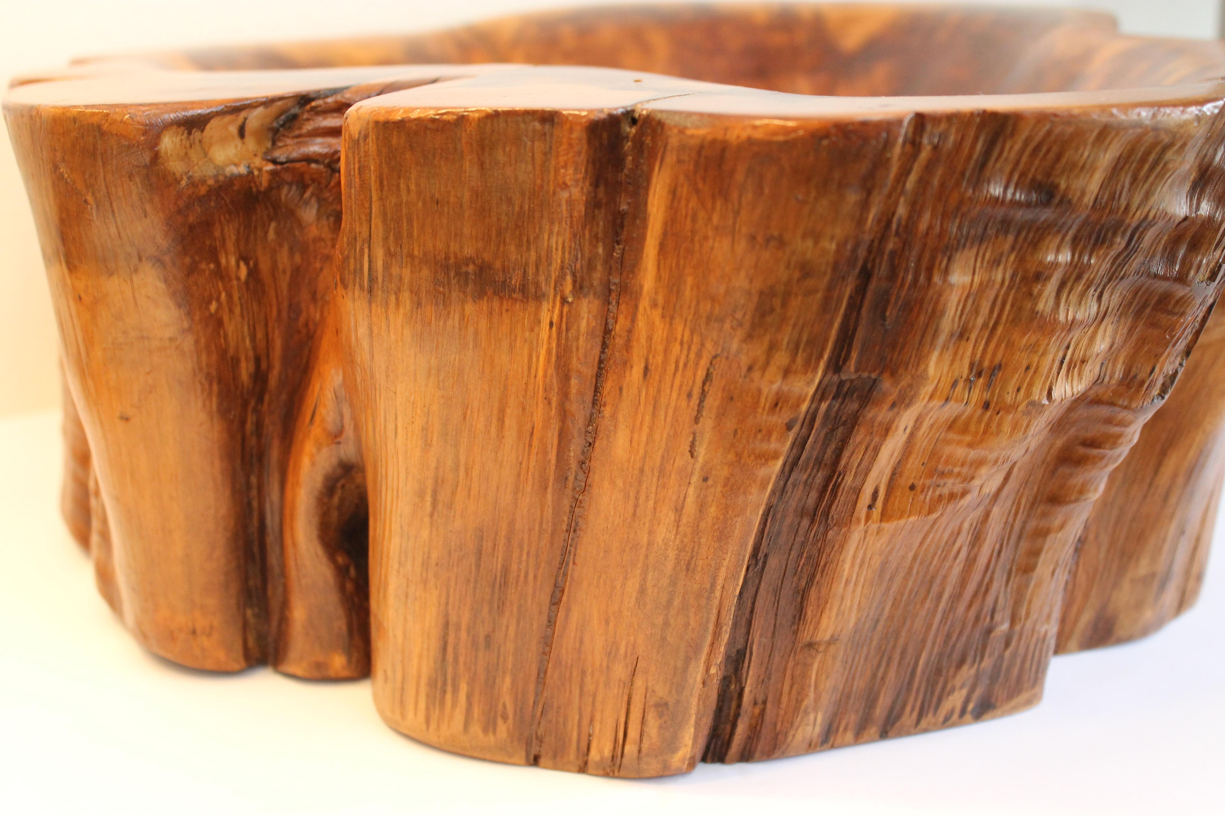 burl wood bowls