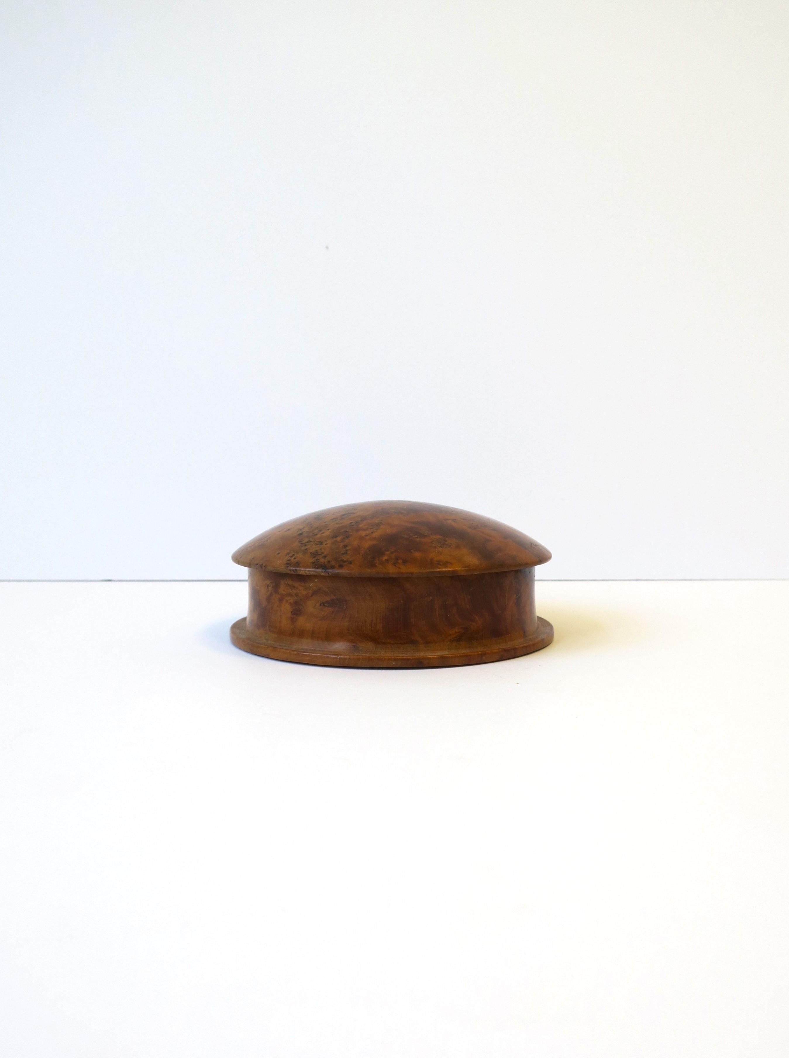 Polished Burl Wood Box