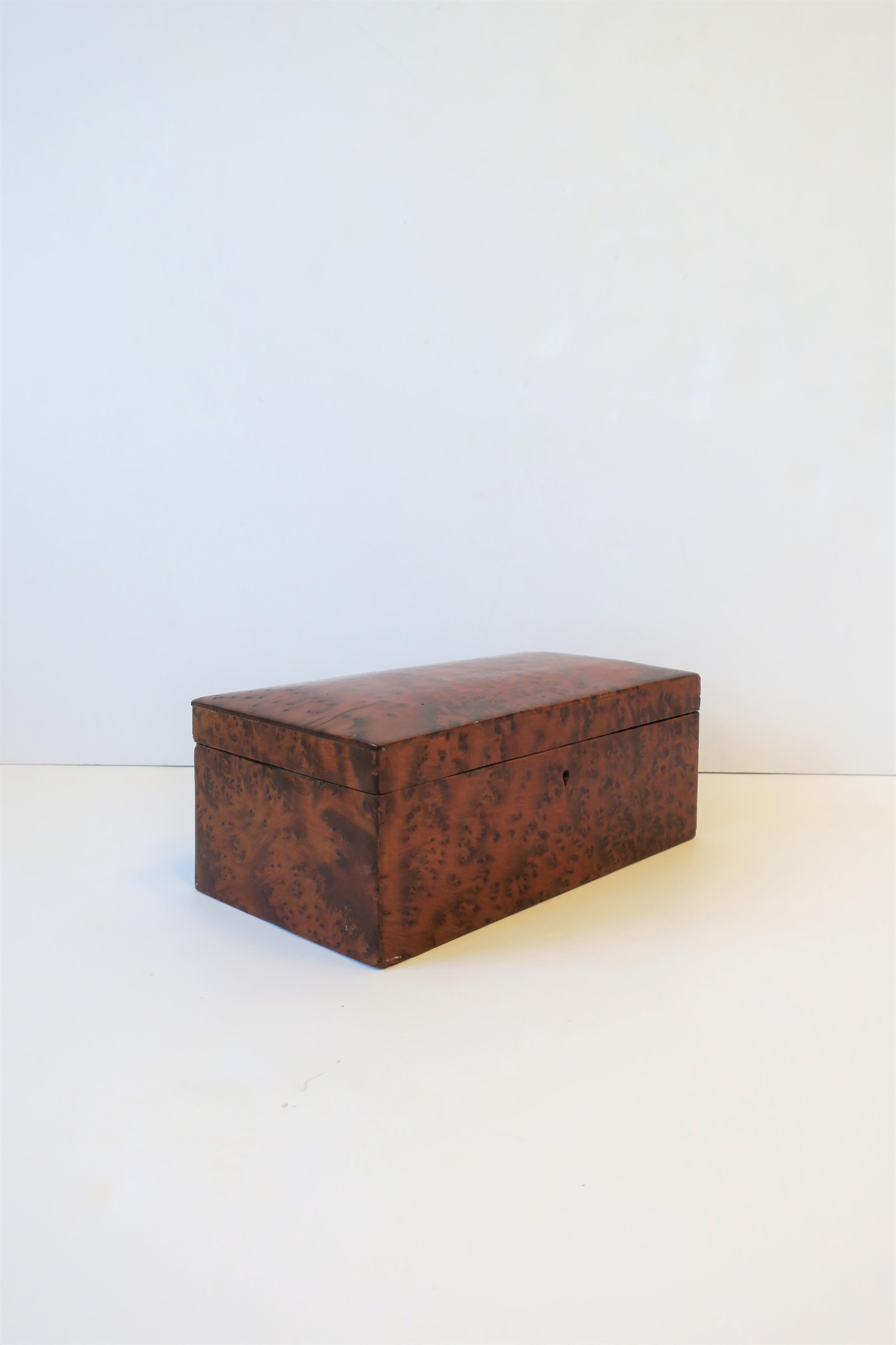 Vintage Burl Wood Box 1