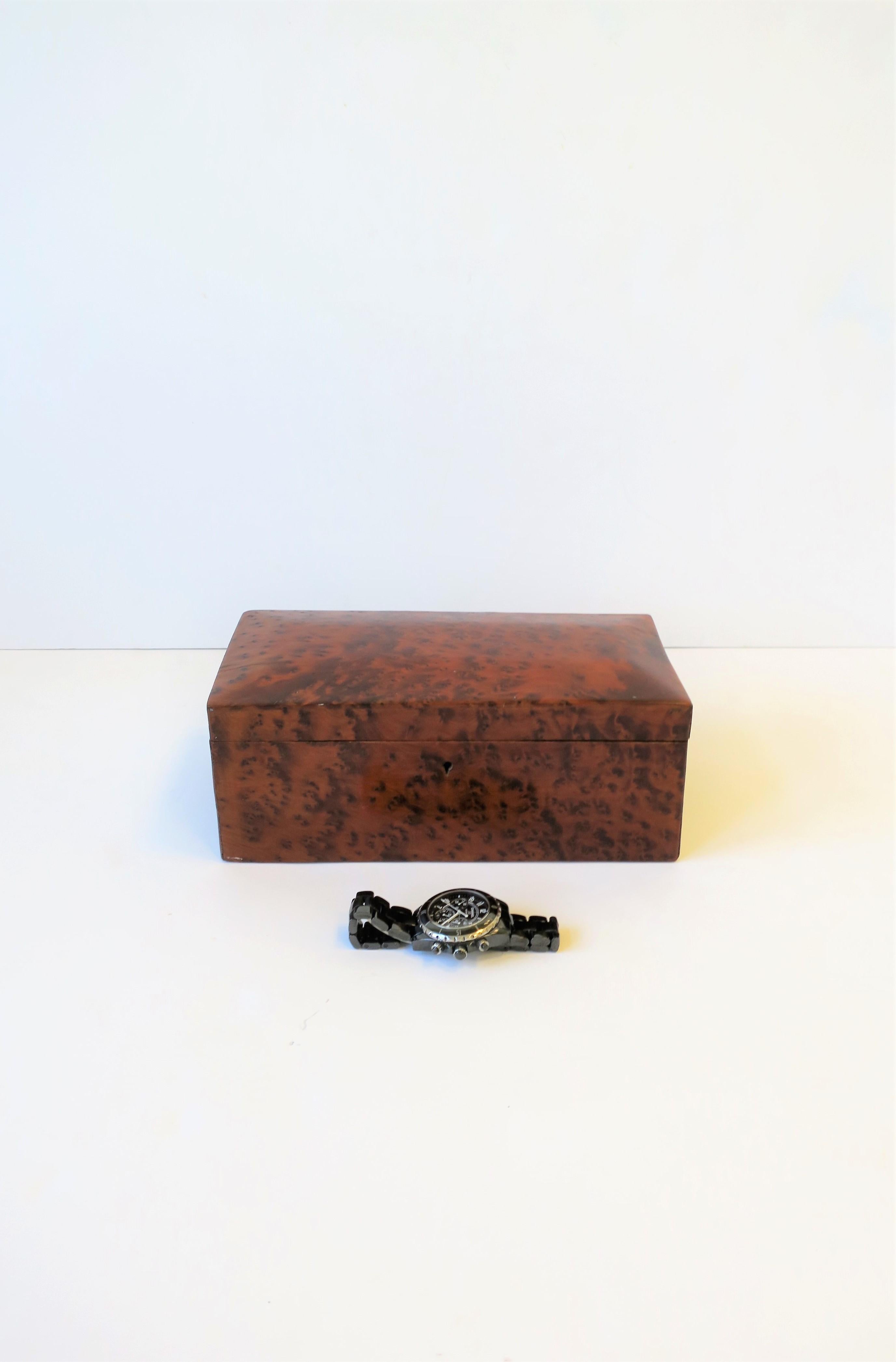 Vintage Burl Wood Box 2