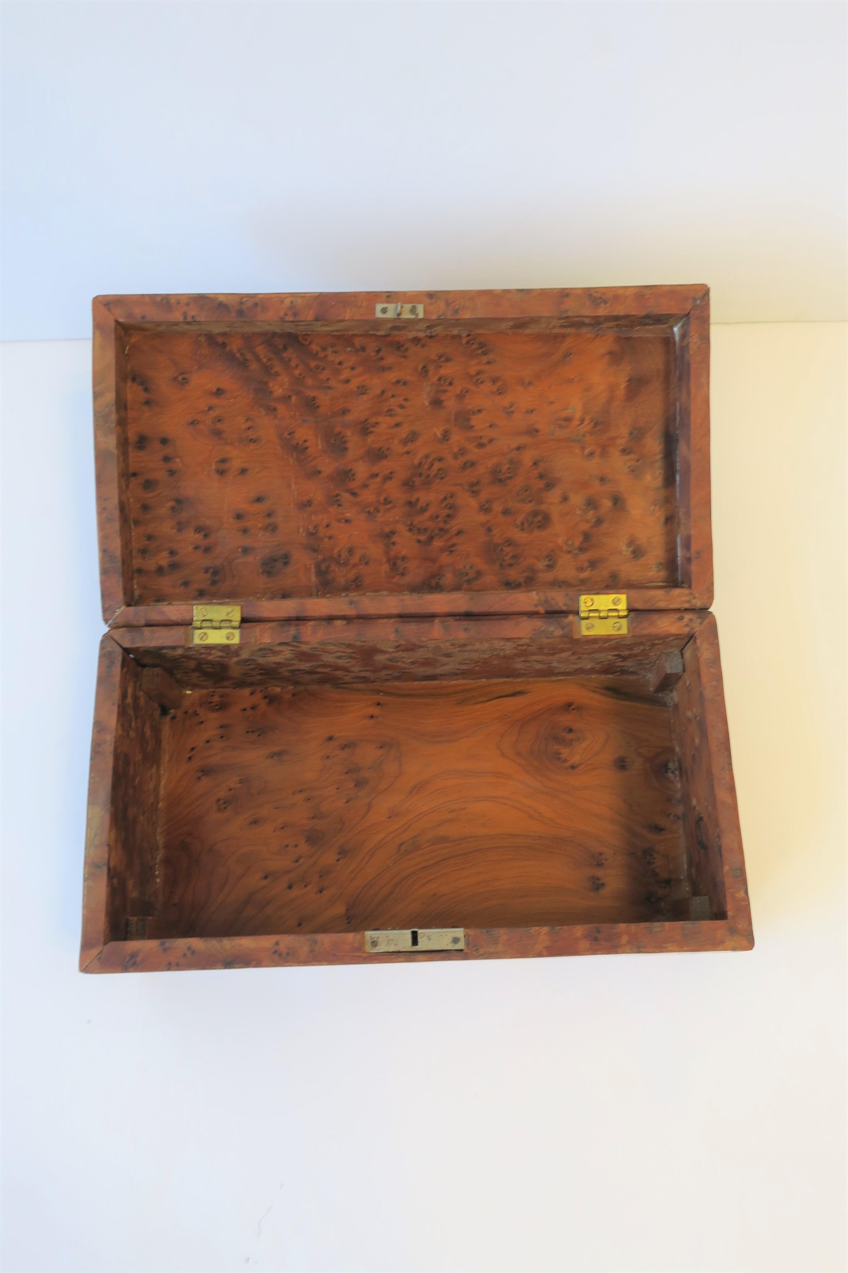 Vintage Burl Wood Box 3