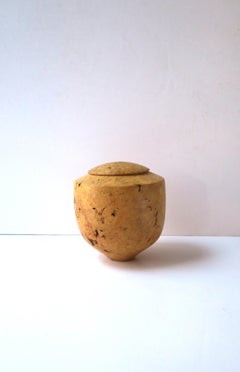 Burl Wood Box Organic Modern Postmodern