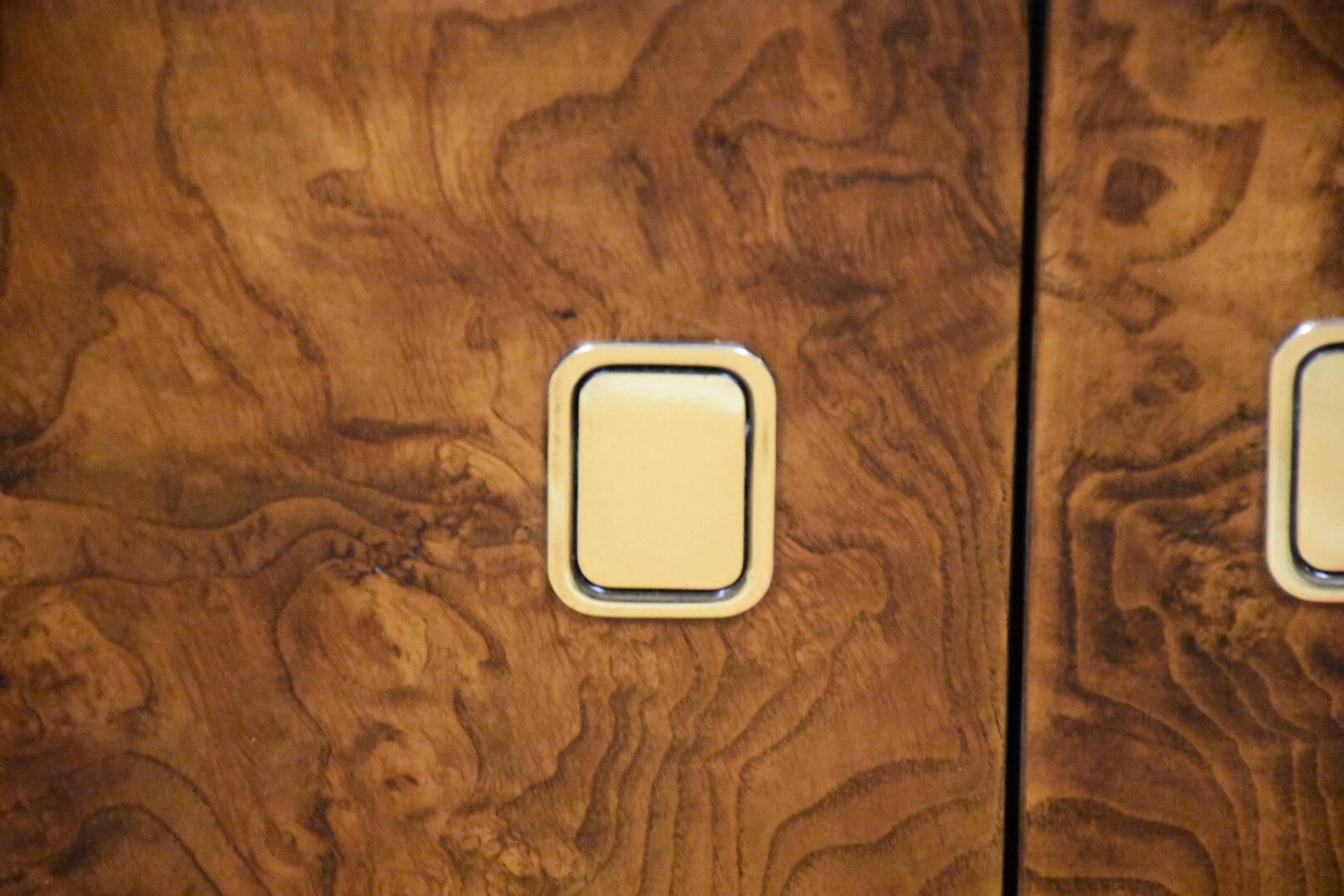 burled wood sideboard