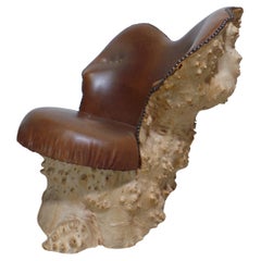 Burl Wood Chair