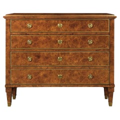 Burl Wood Chest of Drawers