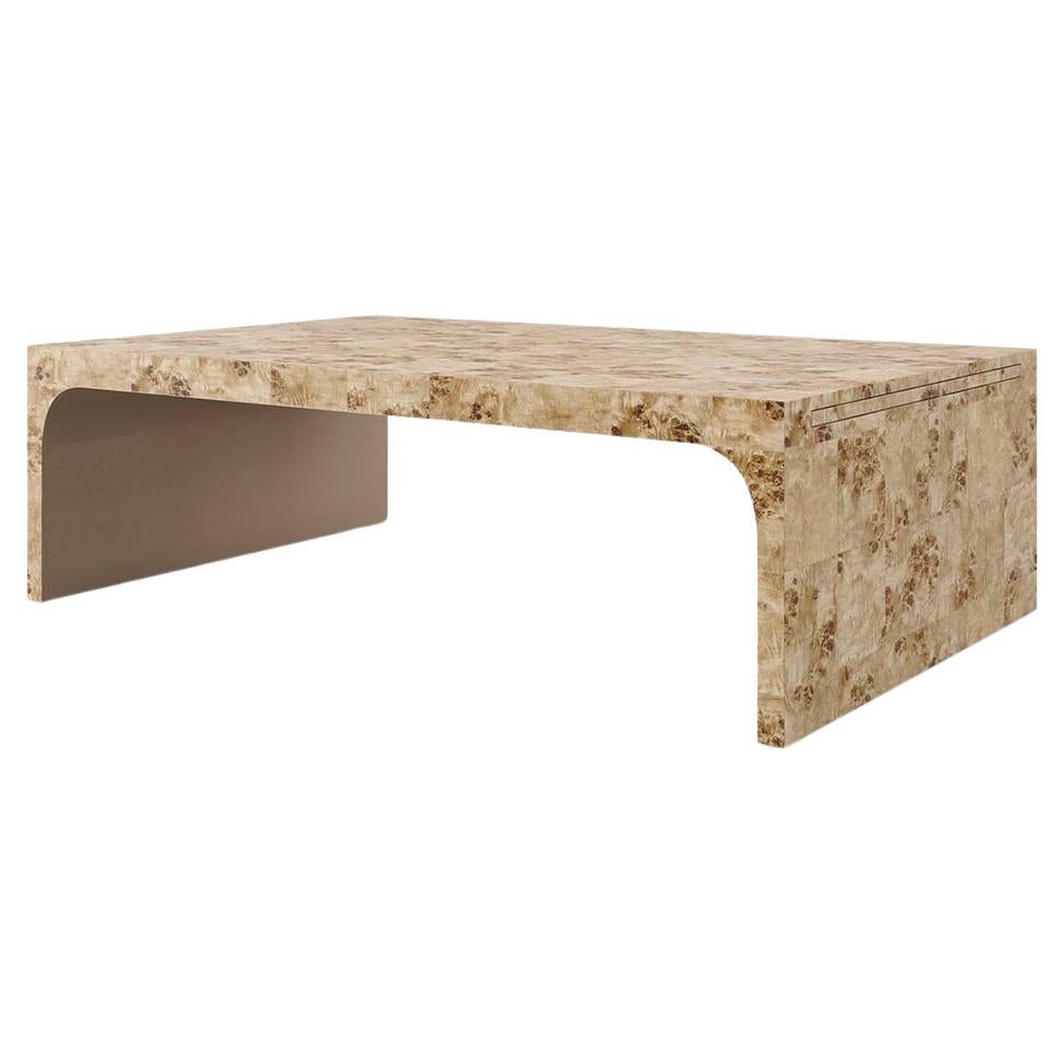 Burl Wood Coffee Table For Sale