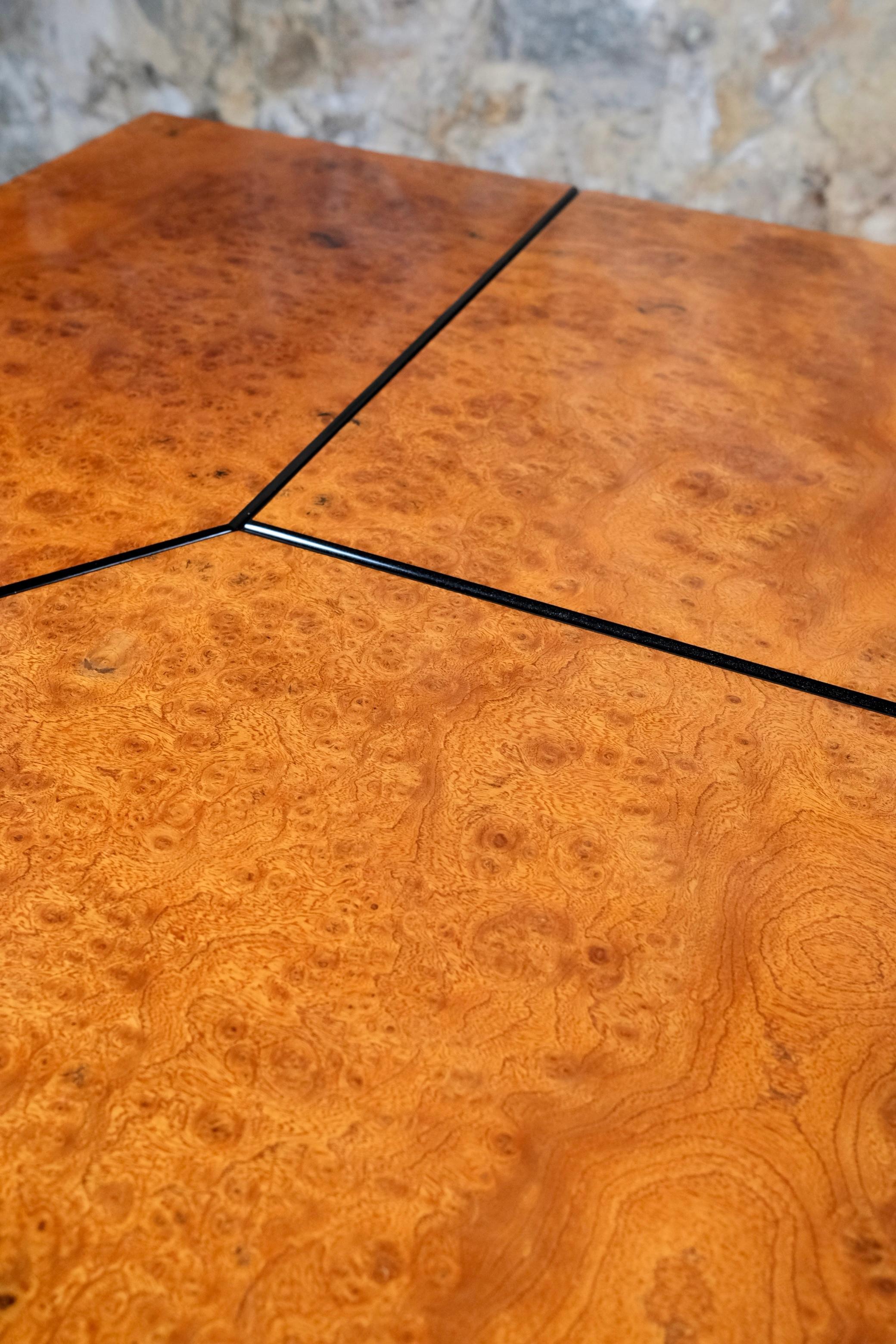Table basse avec bar par Paul Michel pour Roche Bobois, France, années 1980 4