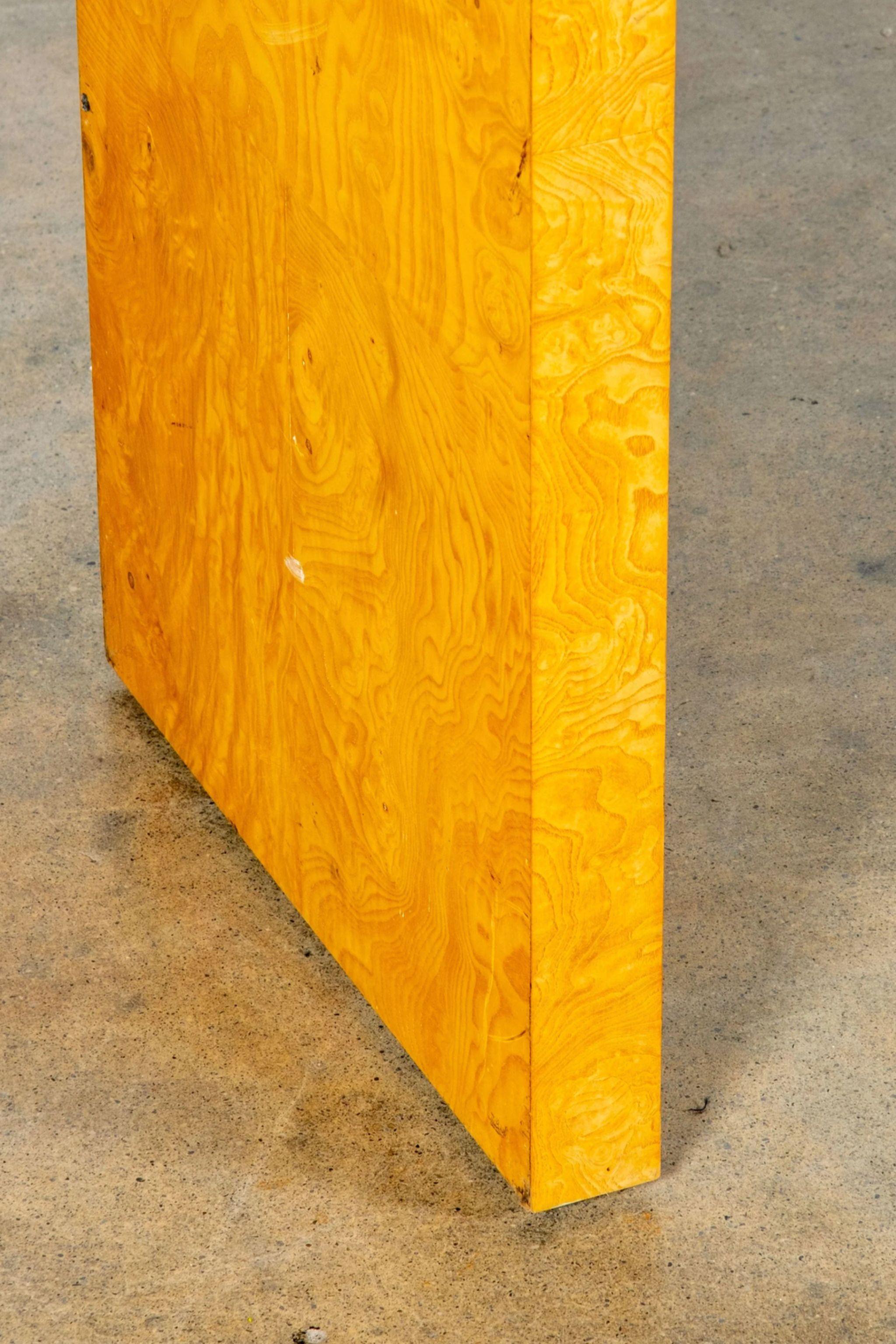 Burl Wood Console Table 3