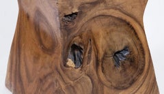 Burl Wood End Table or Stool