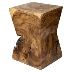 Burl Wood End Table or Stool