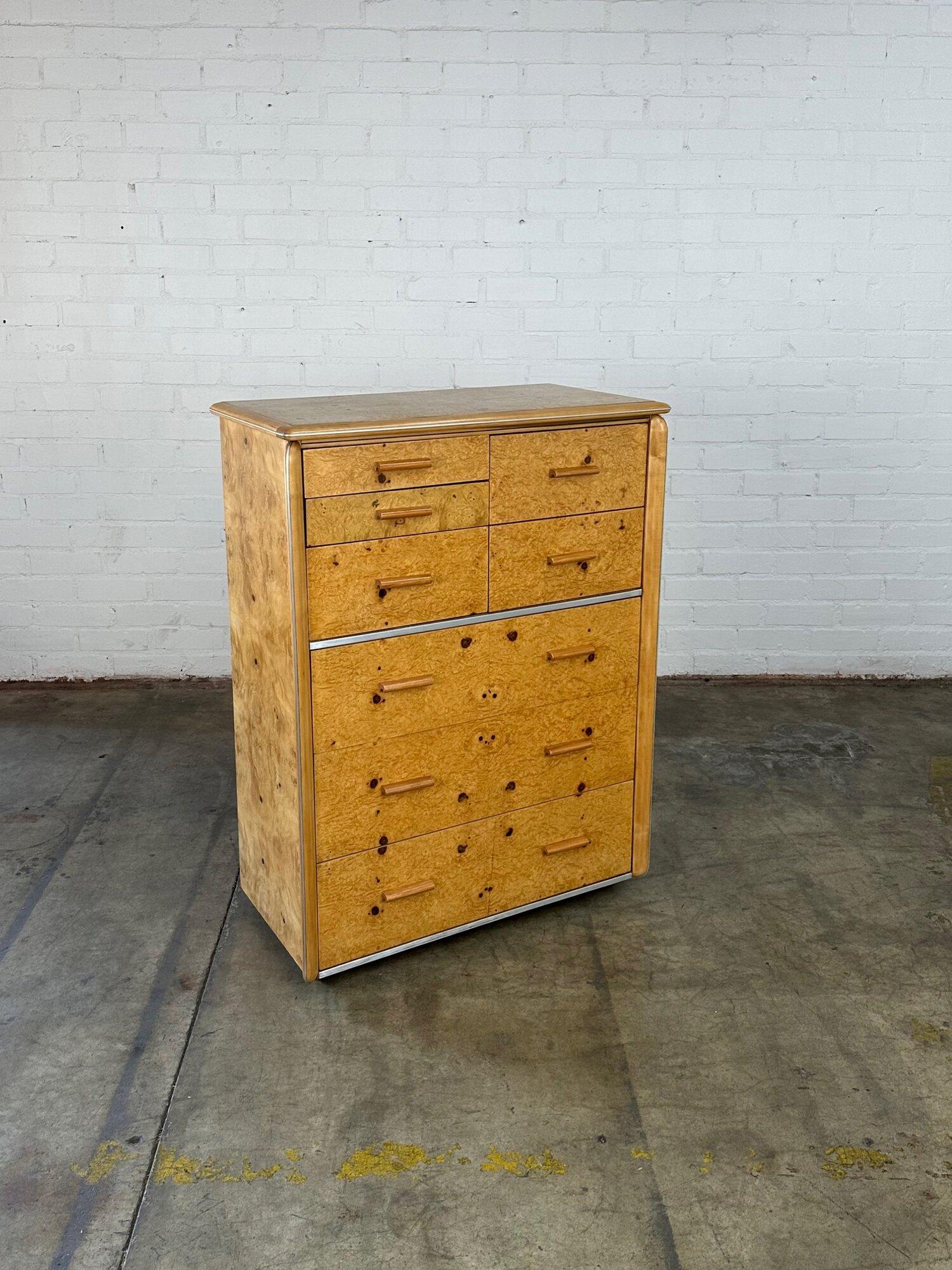 Burl Wood Highboy by Lane 6