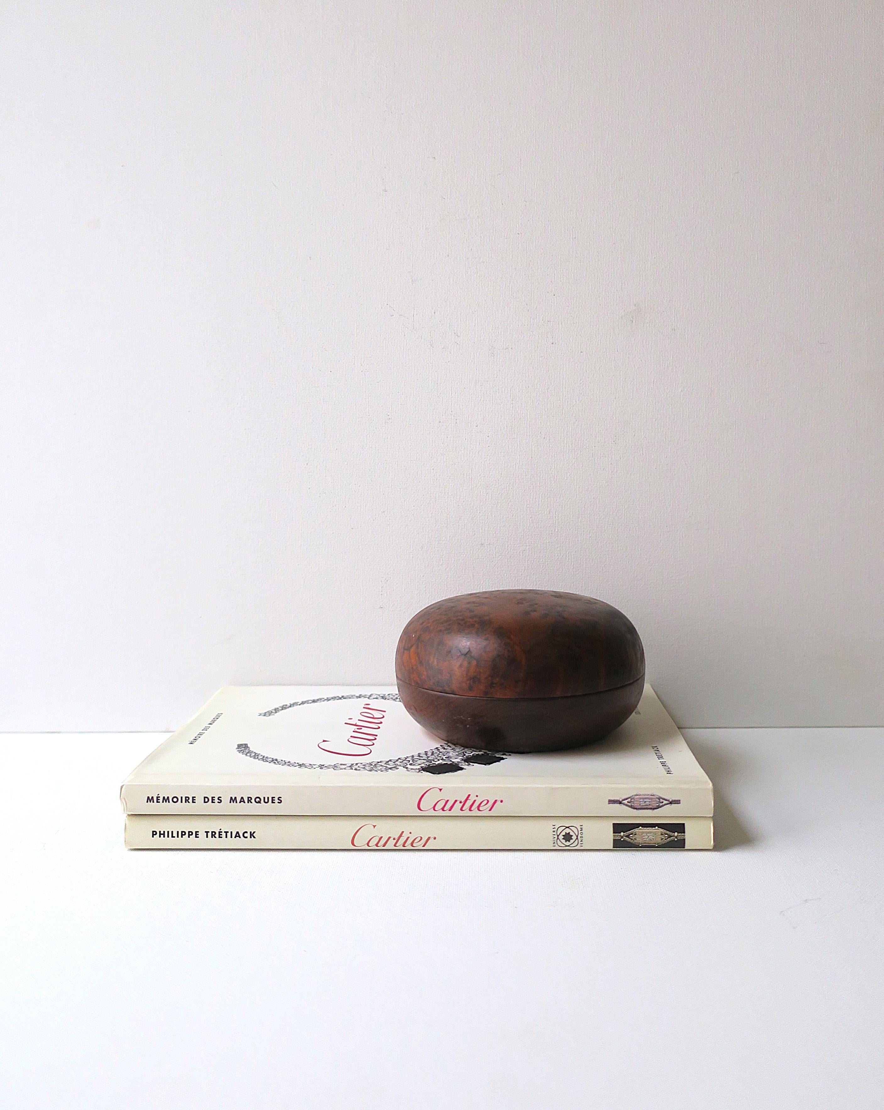 Joyero de Madera de Burl Minimalista