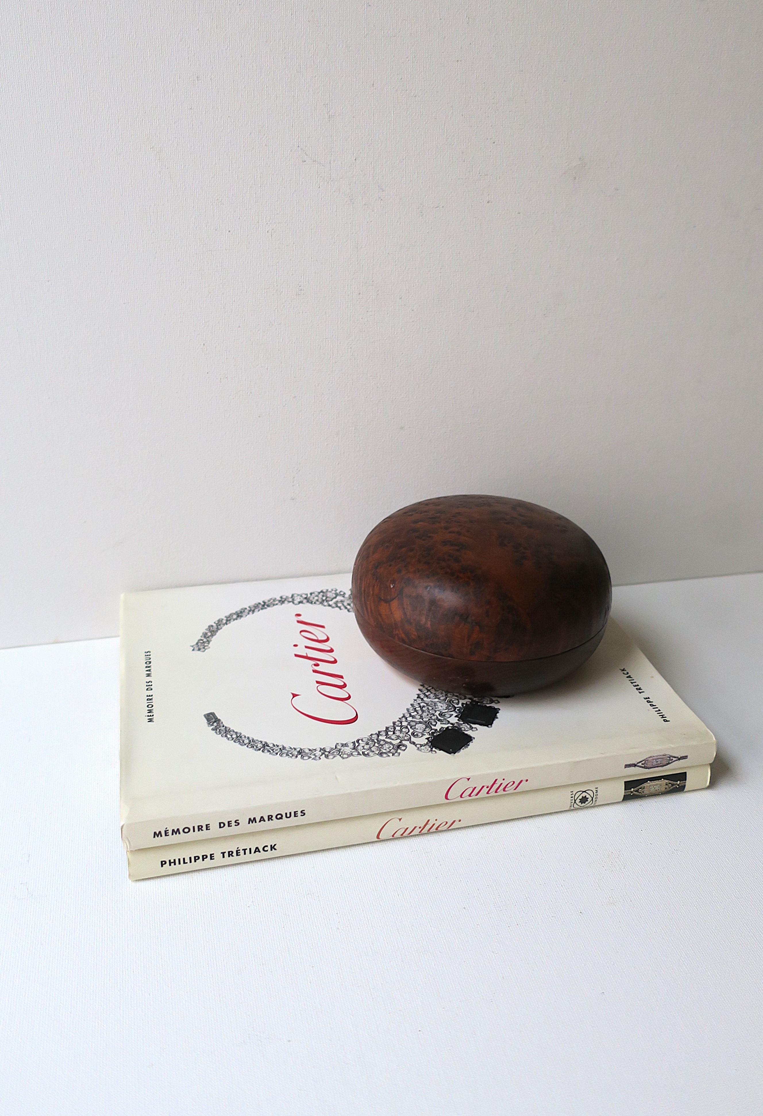 Joyero de Madera de Burl en Bueno Estado en New York, NY