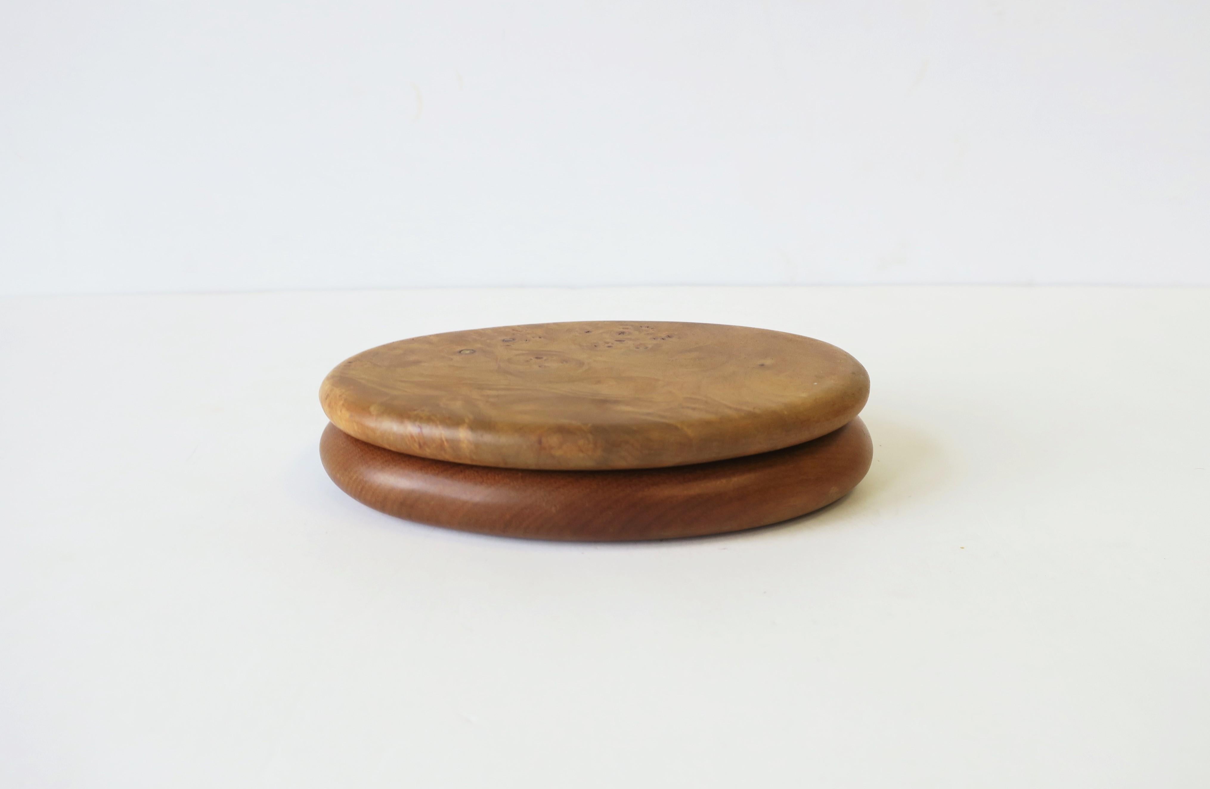 Joyero de Madera de Burl con Espejo de Vanidad 3