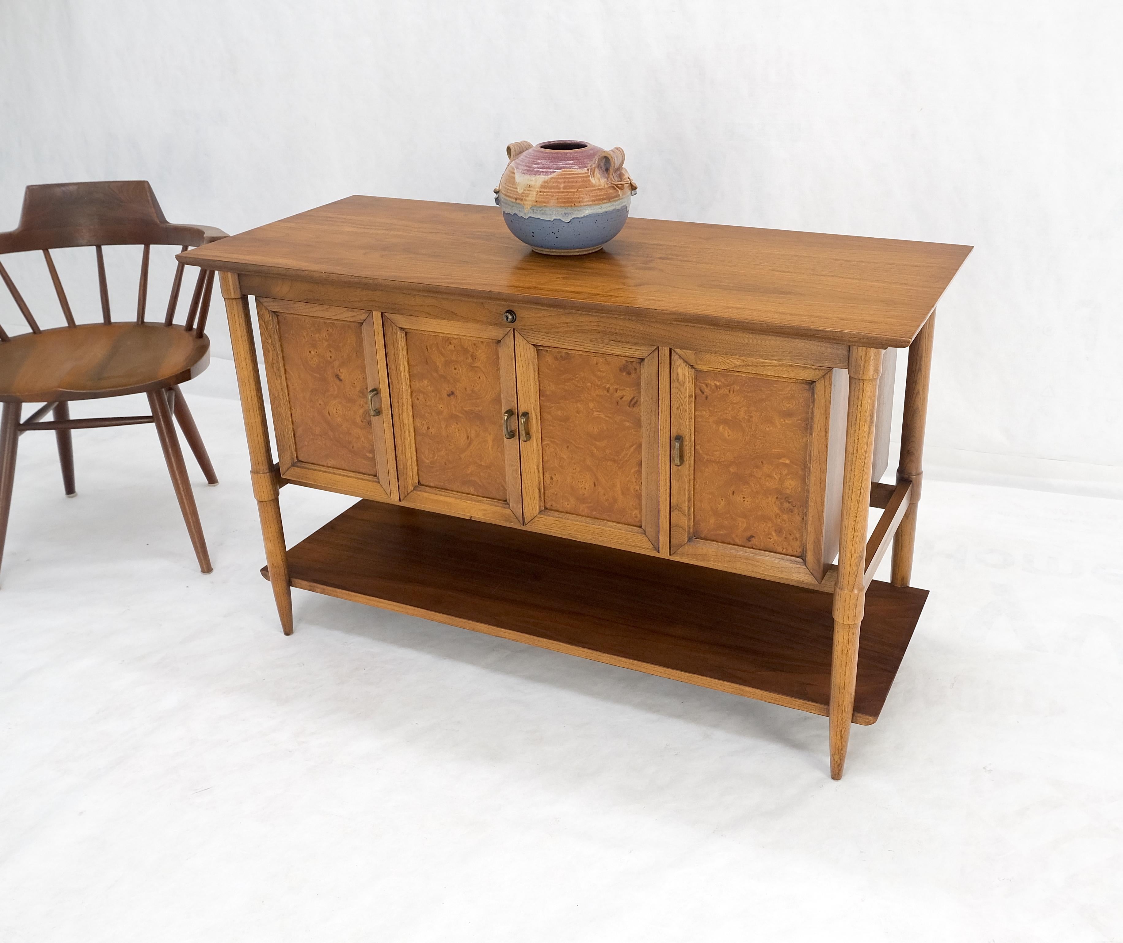 Burl Wood Light Walnut Lift Top 