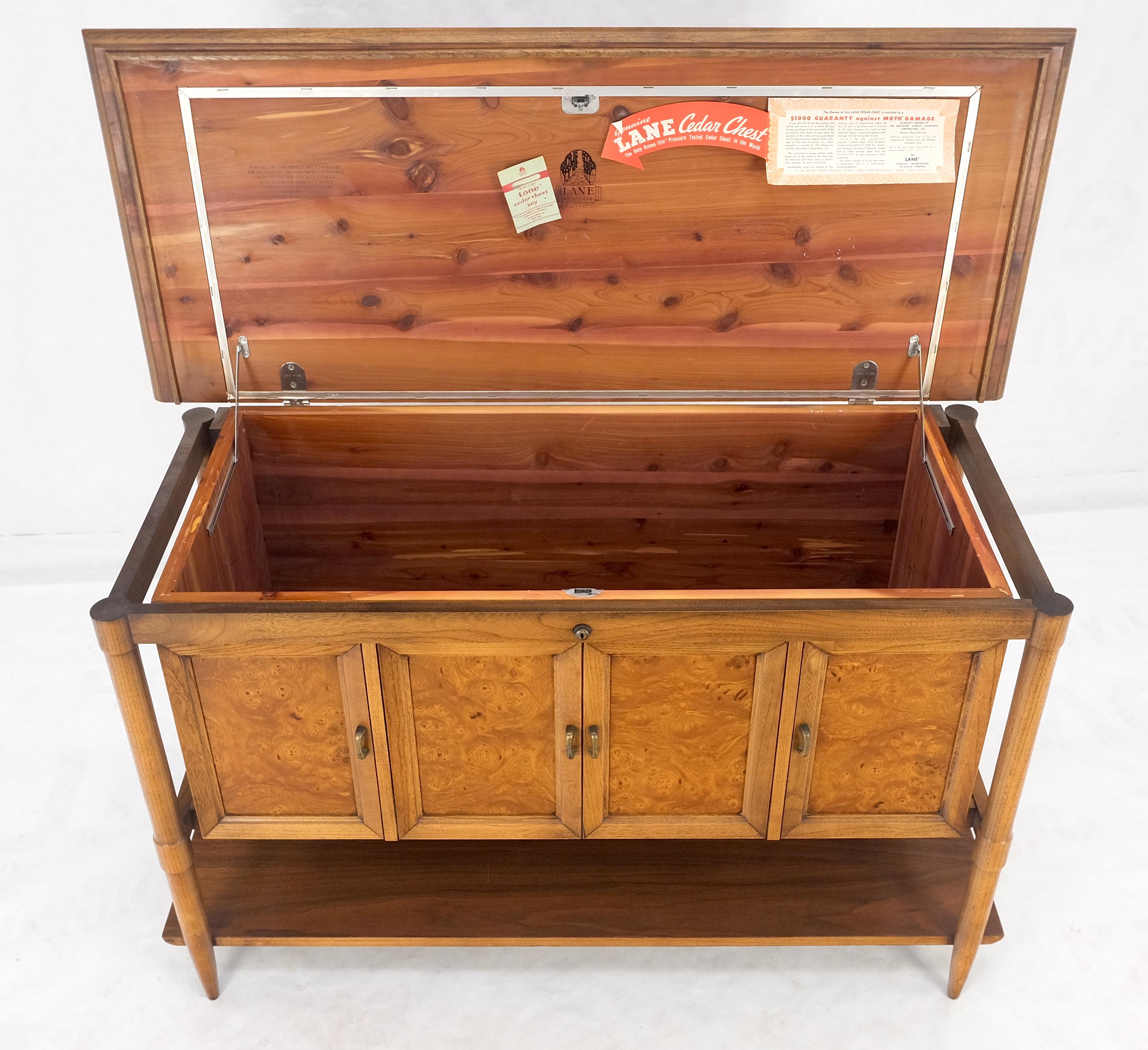 Burl Wood Light Walnut Lift Top 