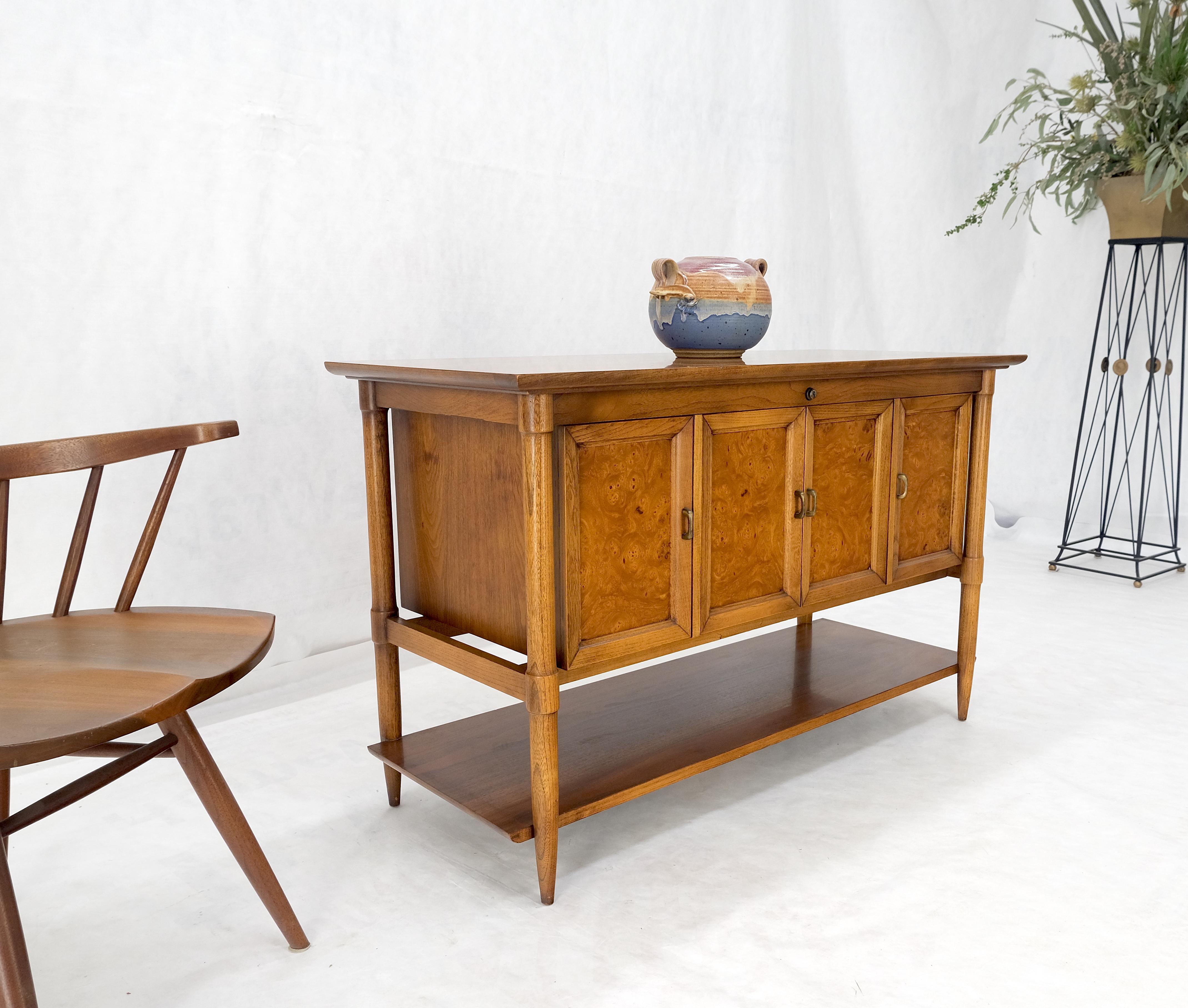 Burl Wood Light Walnut Lift Top 