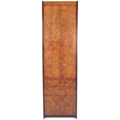 Burl Wood Linen Cabinet by Century Furniture