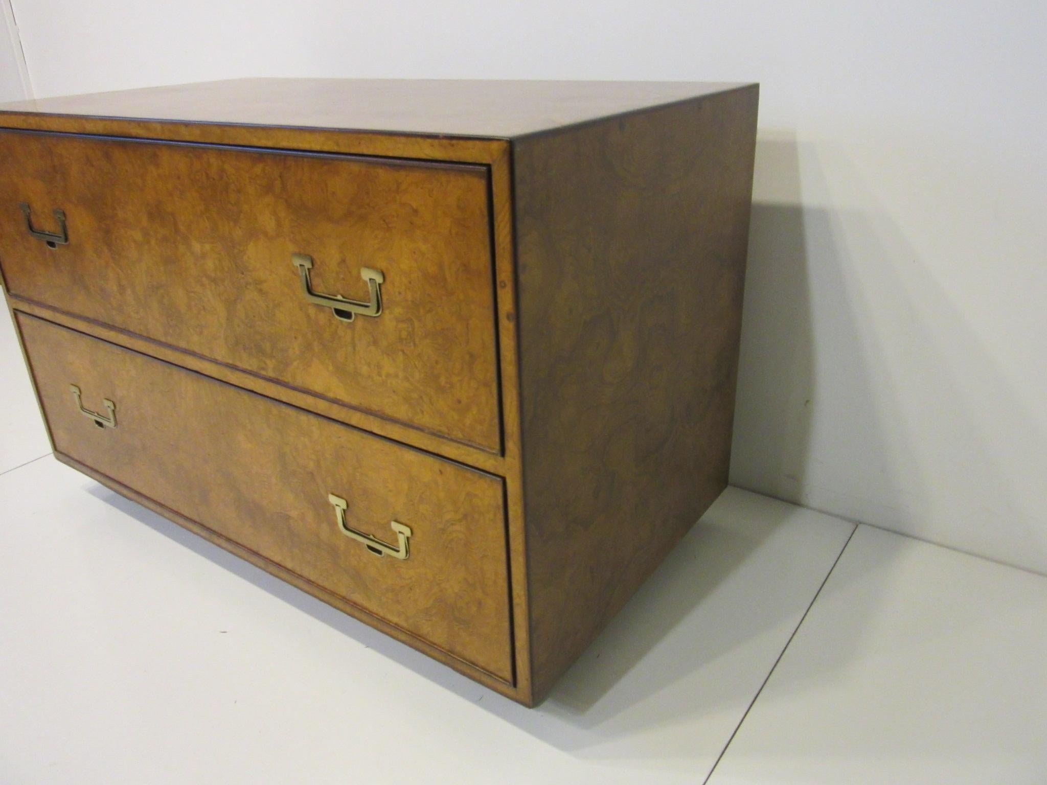 American Burl Chest by John Widdicomb