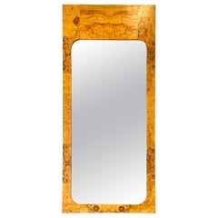 Burl Wood Mirror by Roland Carter