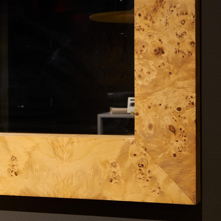 Burl Wood Mirror For Sale at 1stdibs