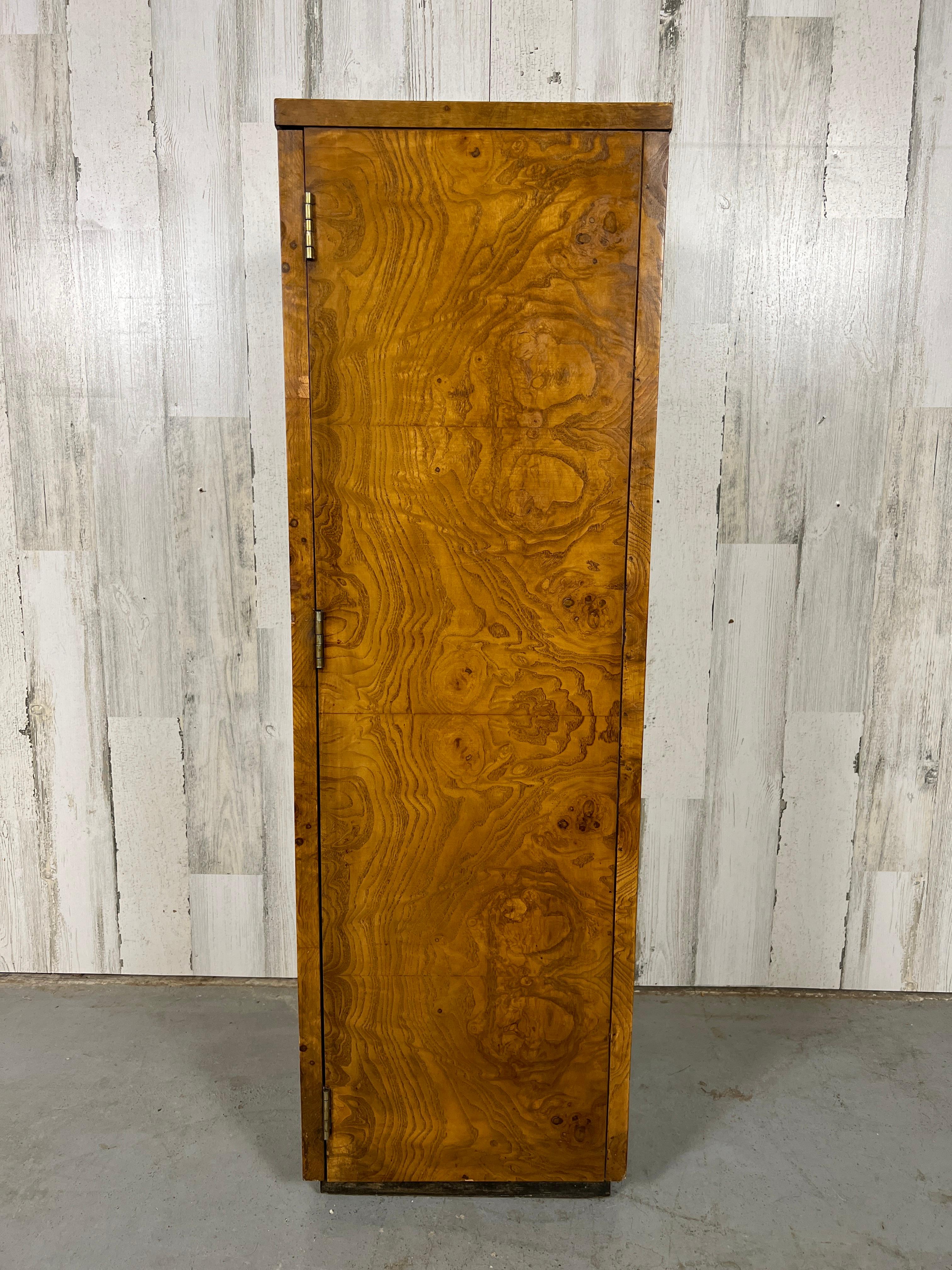 Burl Wood Pedestal / Cabinet  2