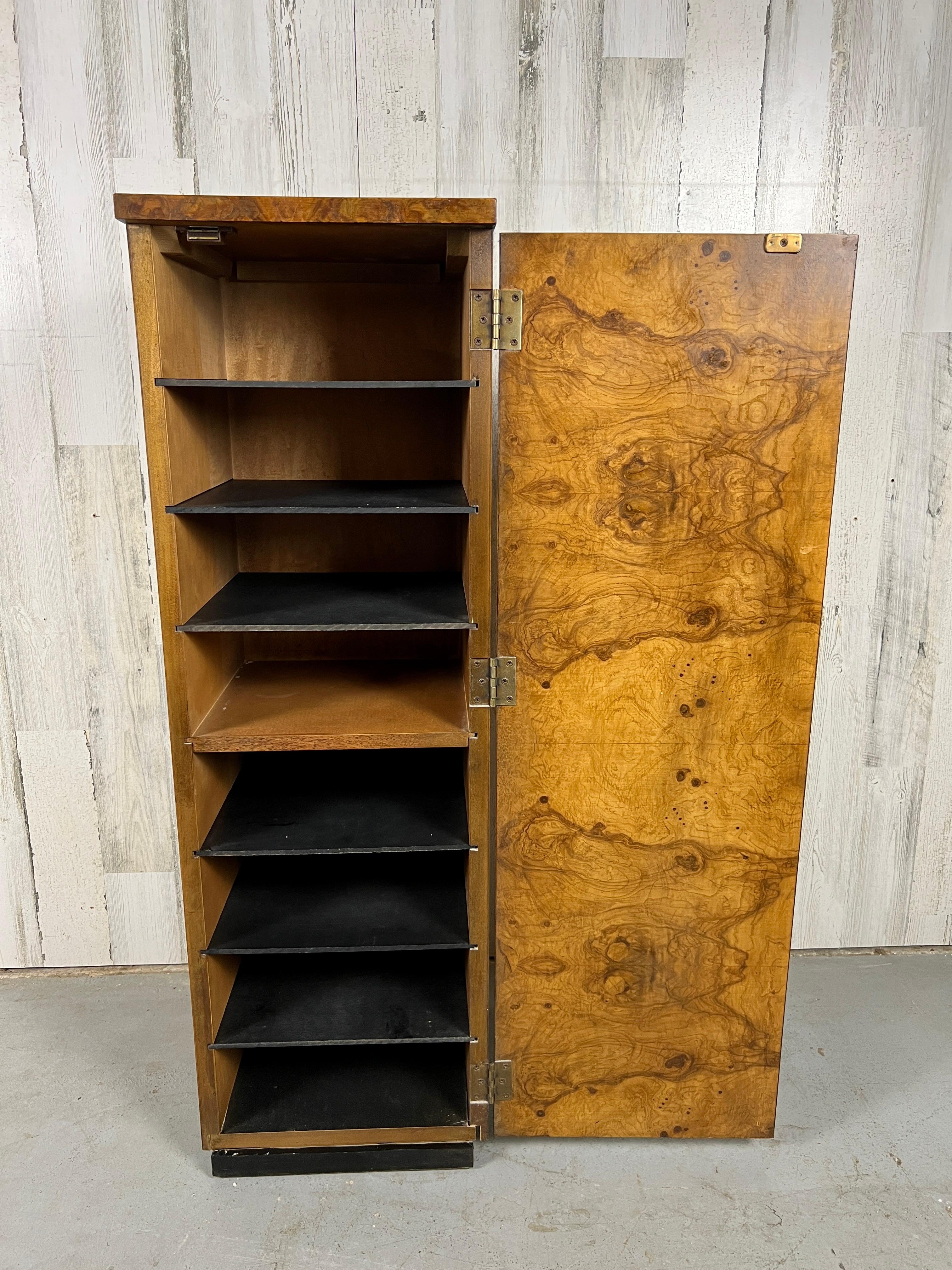 Burl Wood Pedestal / Cabinet  3