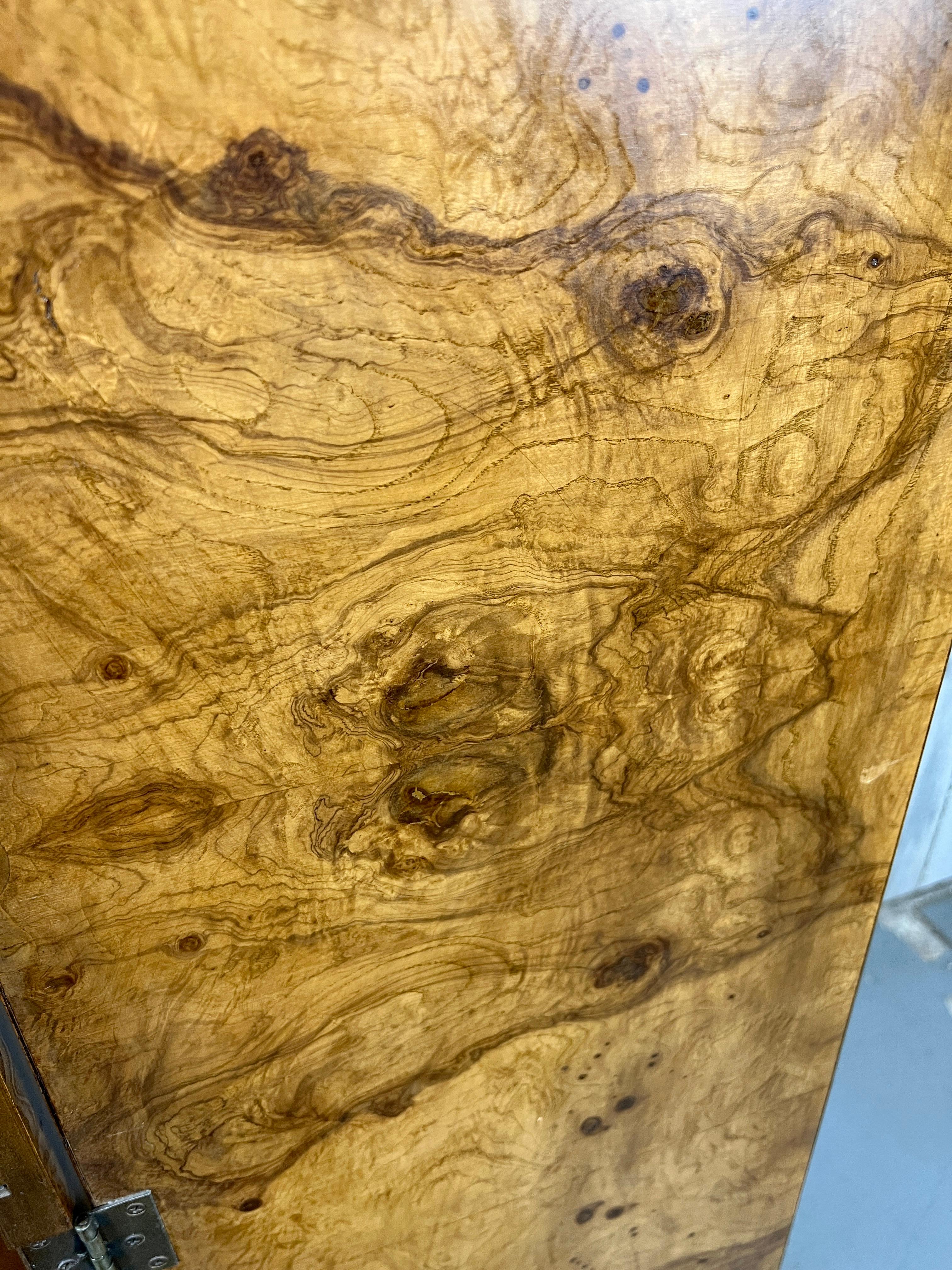 Burl Wood Pedestal / Cabinet  5