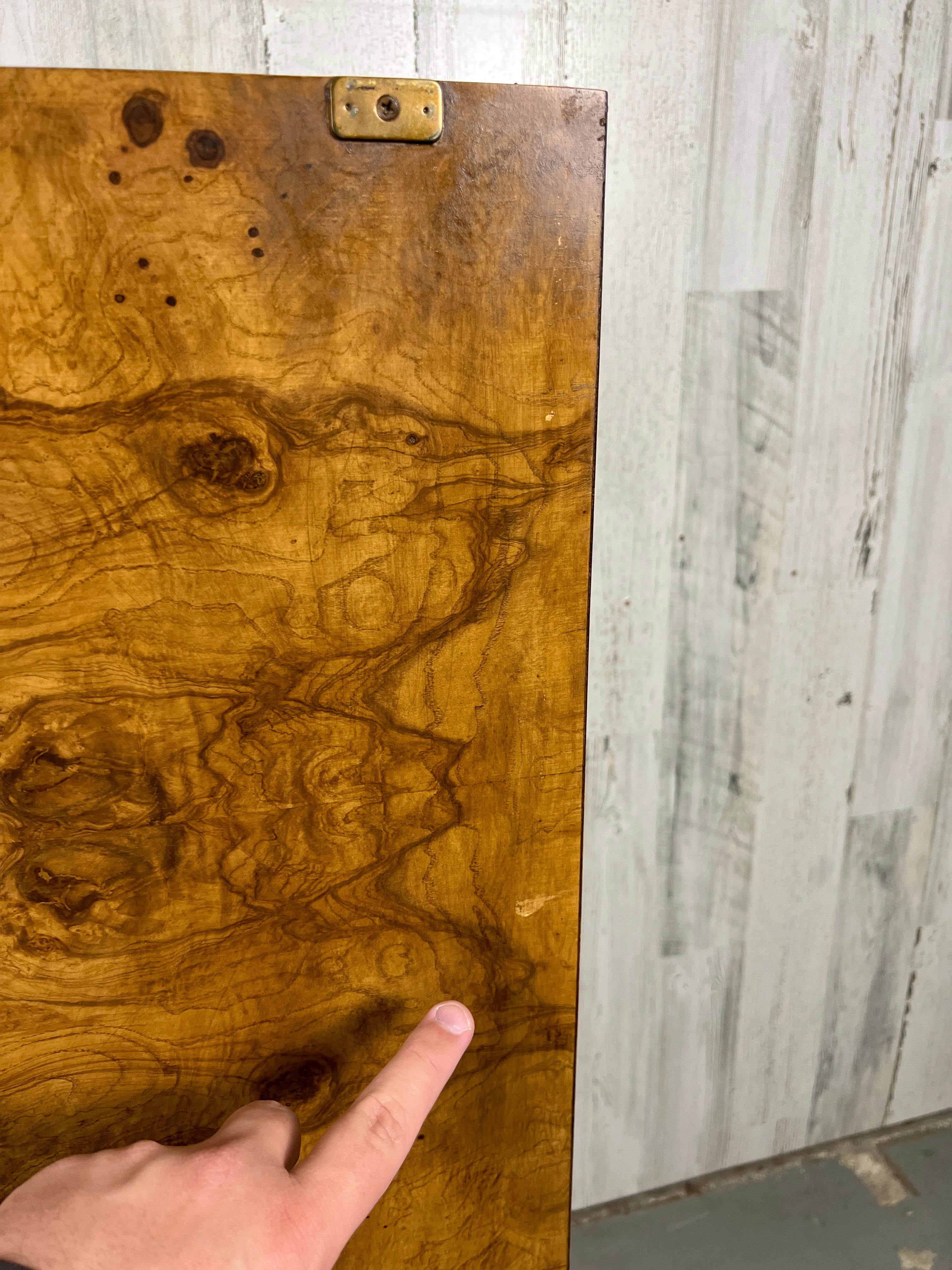 Burl Wood Pedestal / Cabinet  8