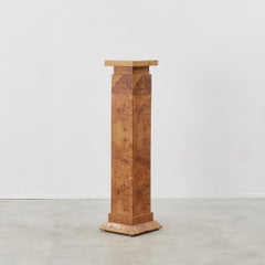 Burl Wood Pedestal Plinth