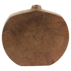 Vaso Berglund a forma di pellegrino in legno di radica