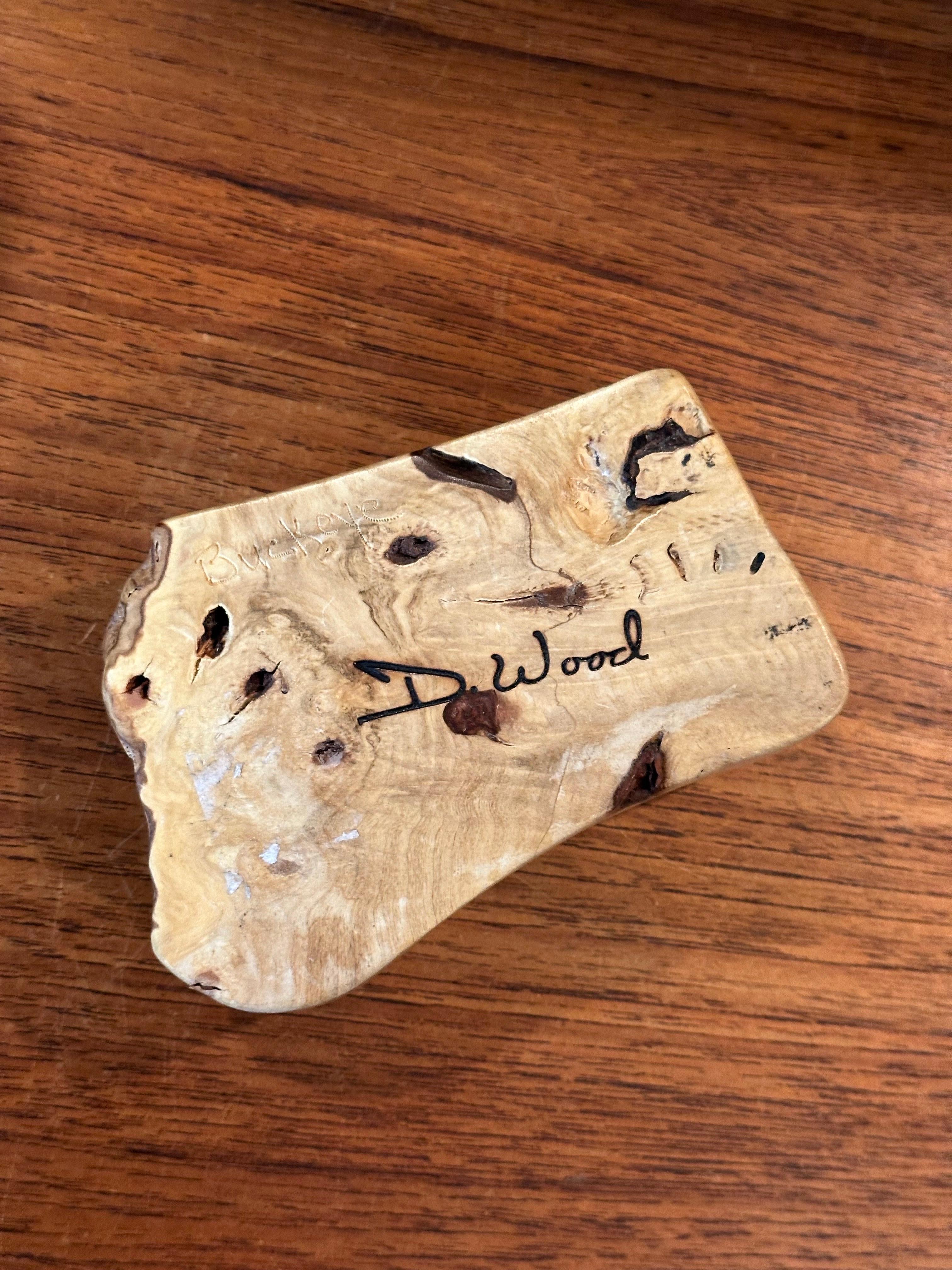 Boîte à puzzle en bois de ronce par Don Wood en vente 9