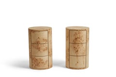 Burl Wood Side Table, by JDP Interiors
