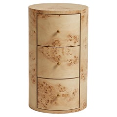 Burl Wood Side Table, by JDP Interiors
