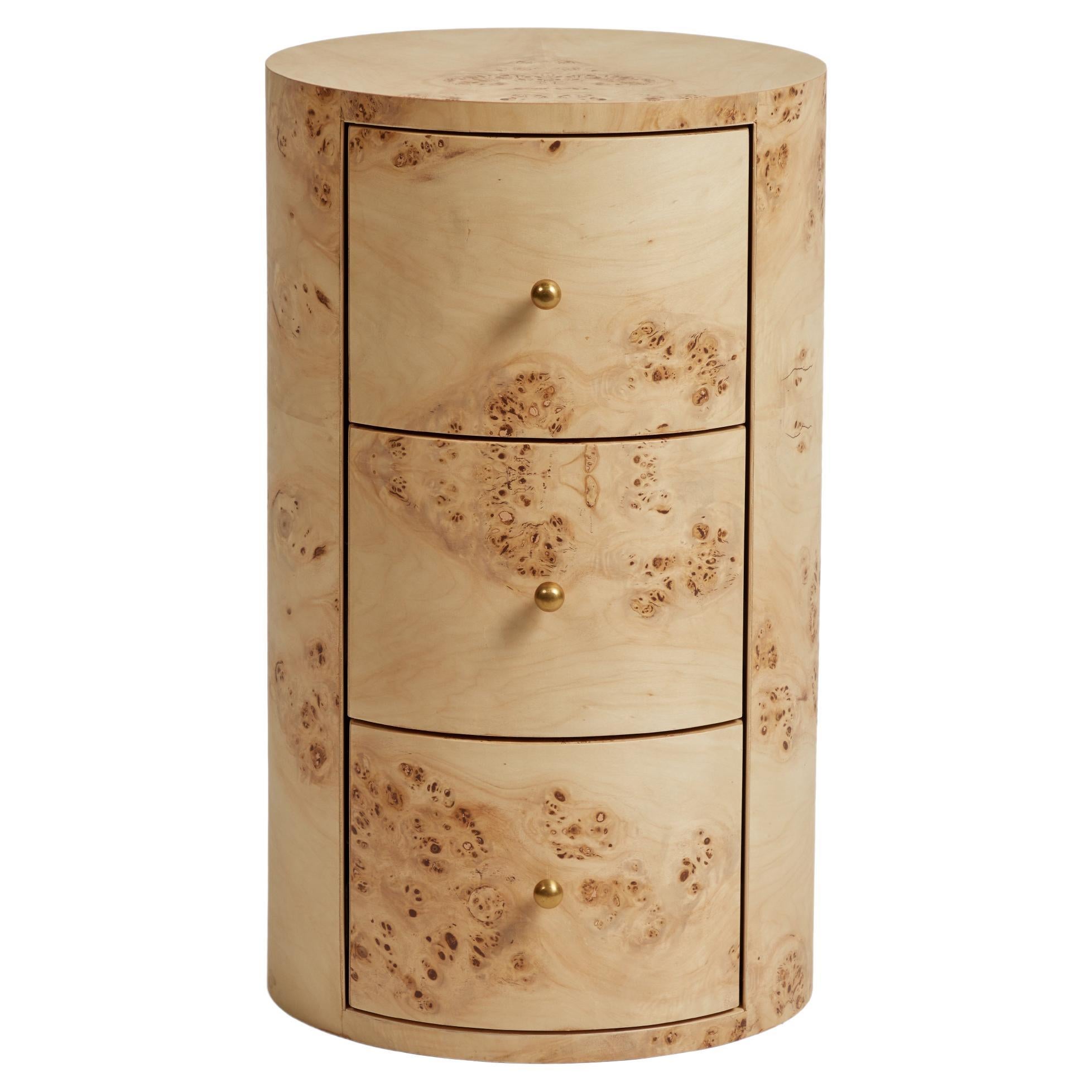 Burl Wood Side Table, by JDP Interiors en venta