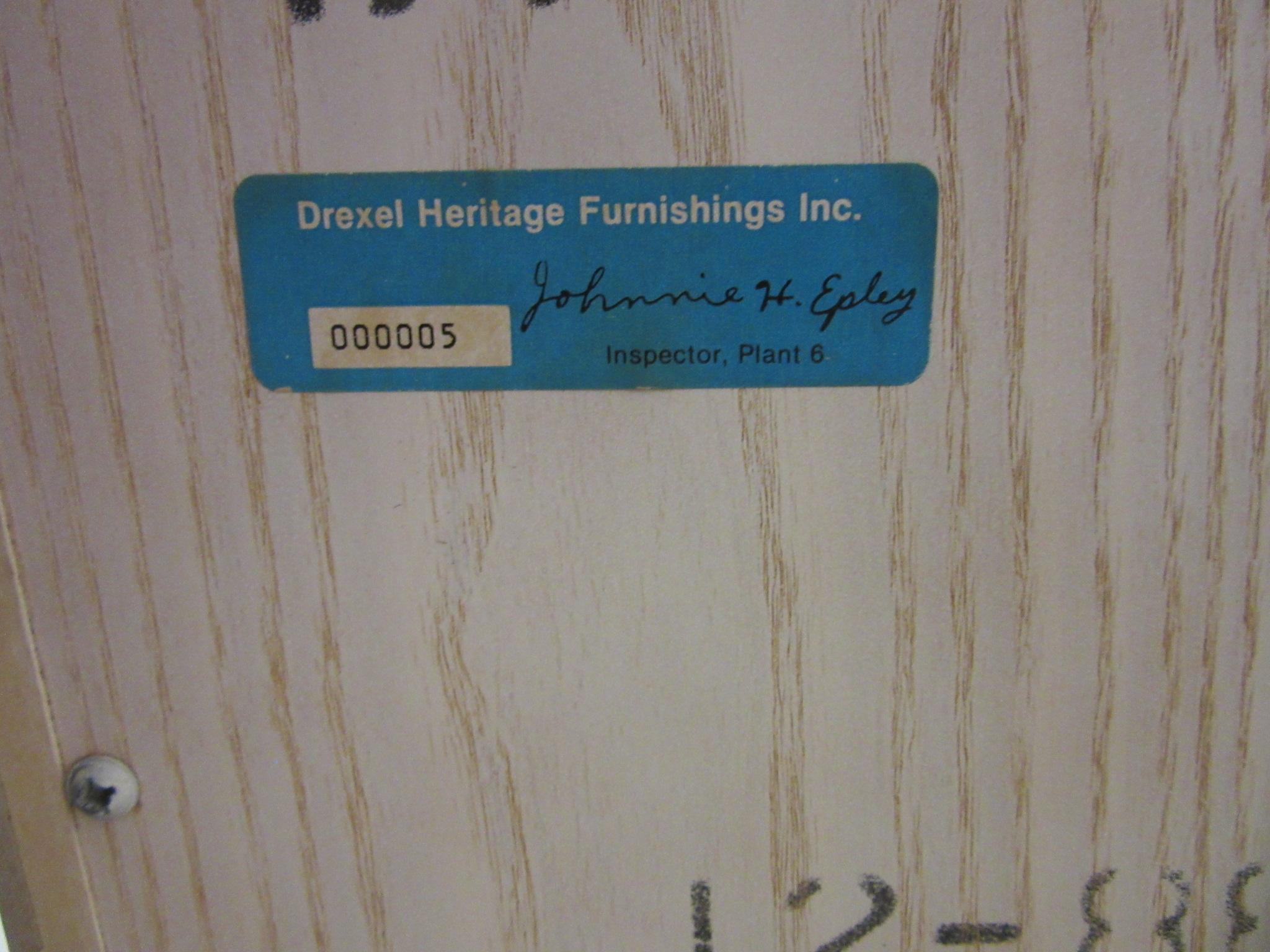 Burl Wood Sideboard / Cabinet by Heritage from the Corinthian Collection 6