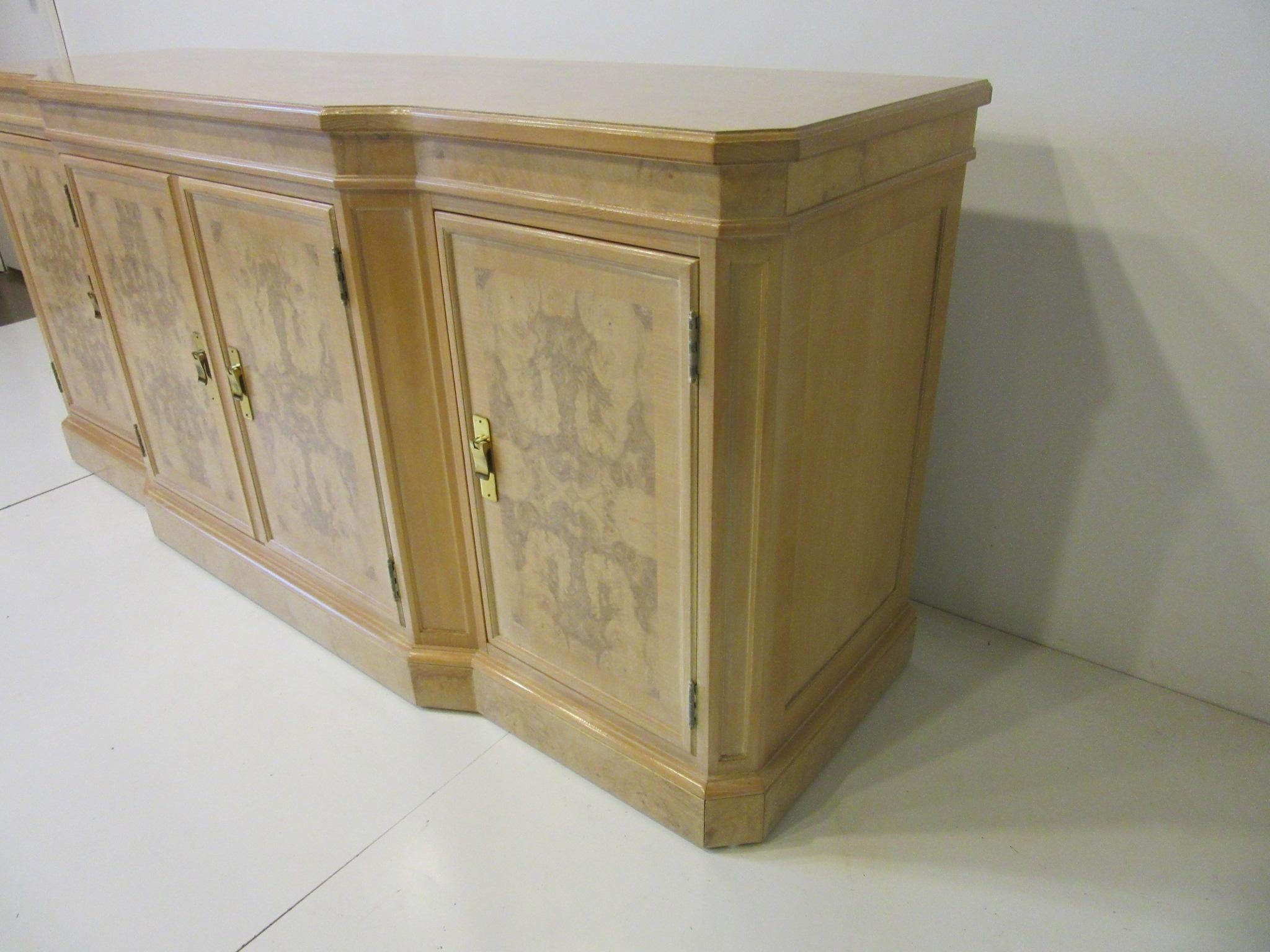 Burl Wood Sideboard / Cabinet by Heritage from the Corinthian Collection 2