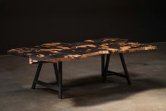 Burl Wood Slab Table