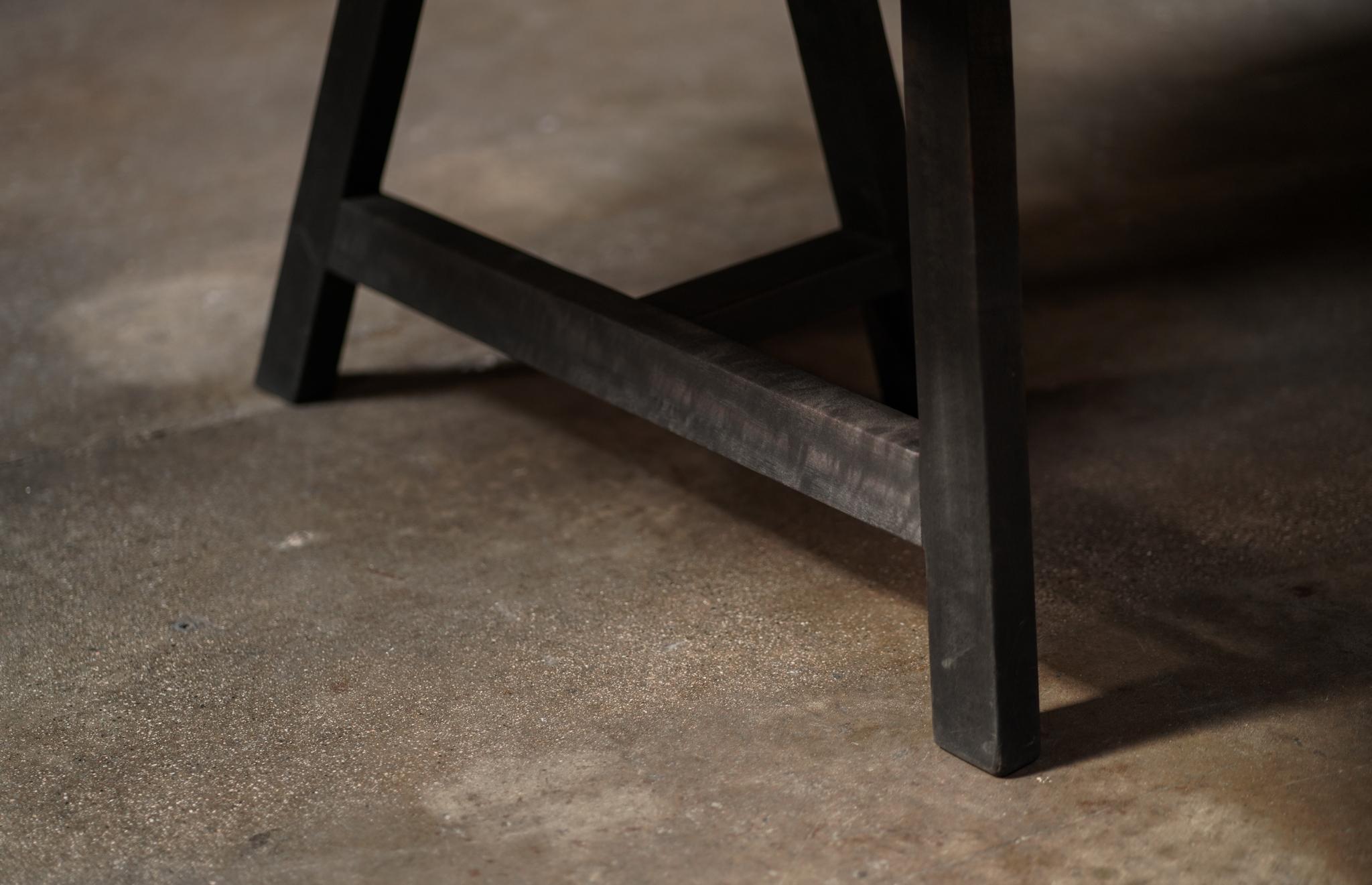 20th Century Burl Wood Slab Table For Sale