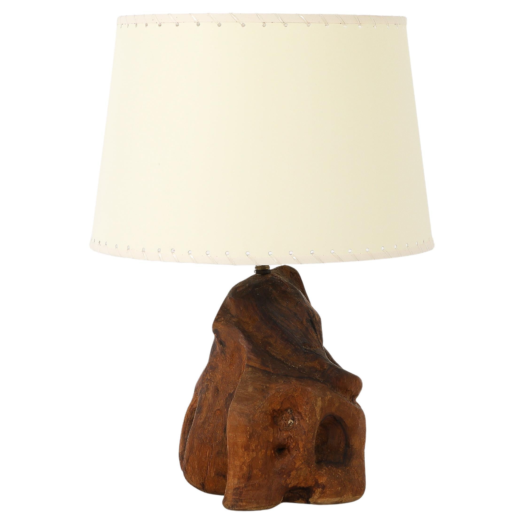 Lampada da tavolo in Wood, Francia, anni '60