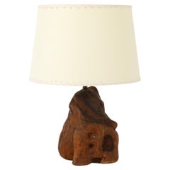 Tischlampe aus Wurzelholz, Frankreich, 1960er Jahre