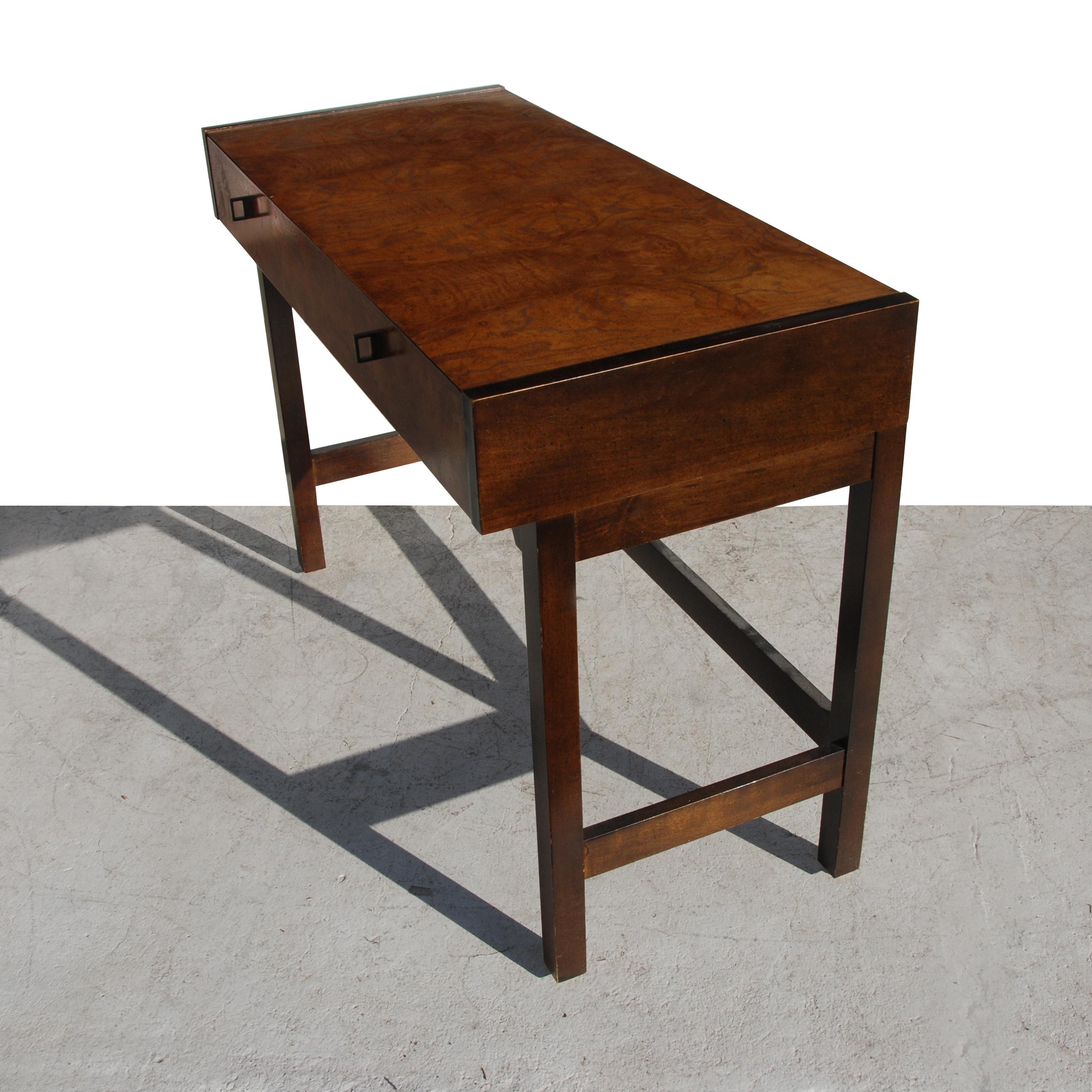 Late 20th Century Burl Writing Desk by Century Furniture