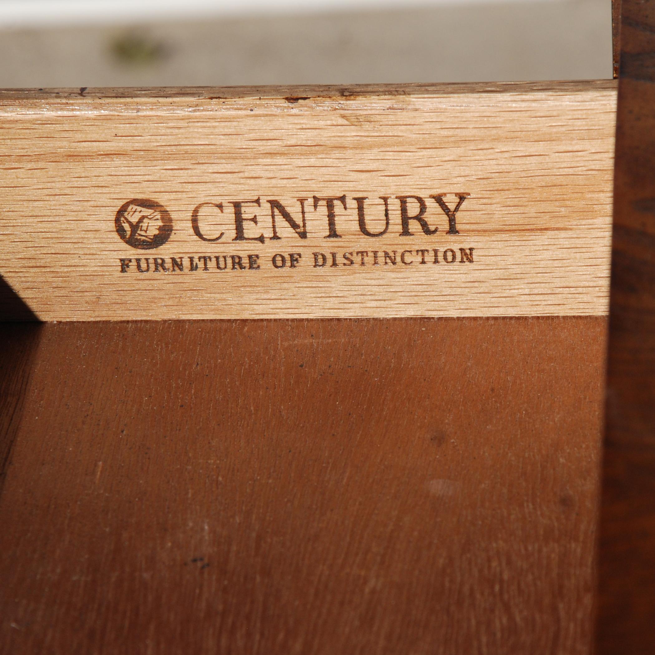 Burl Writing Desk by Century Furniture 1