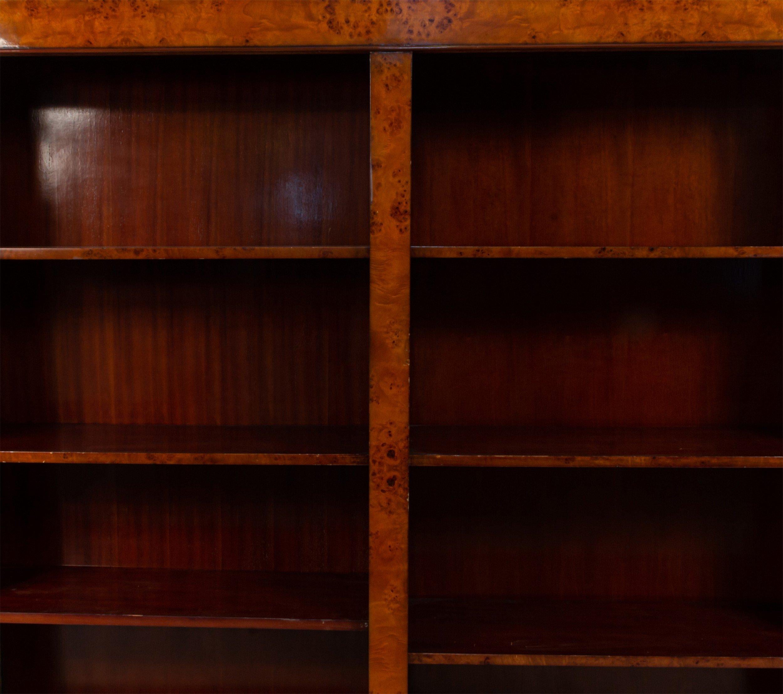open shelf bookcase