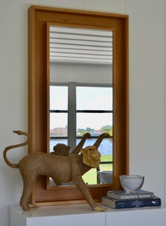 Burlap Monkey Statue