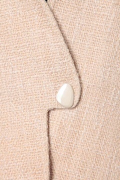 Thierry Mugler: Anzugjacke aus Burlap (Toile de Jute)